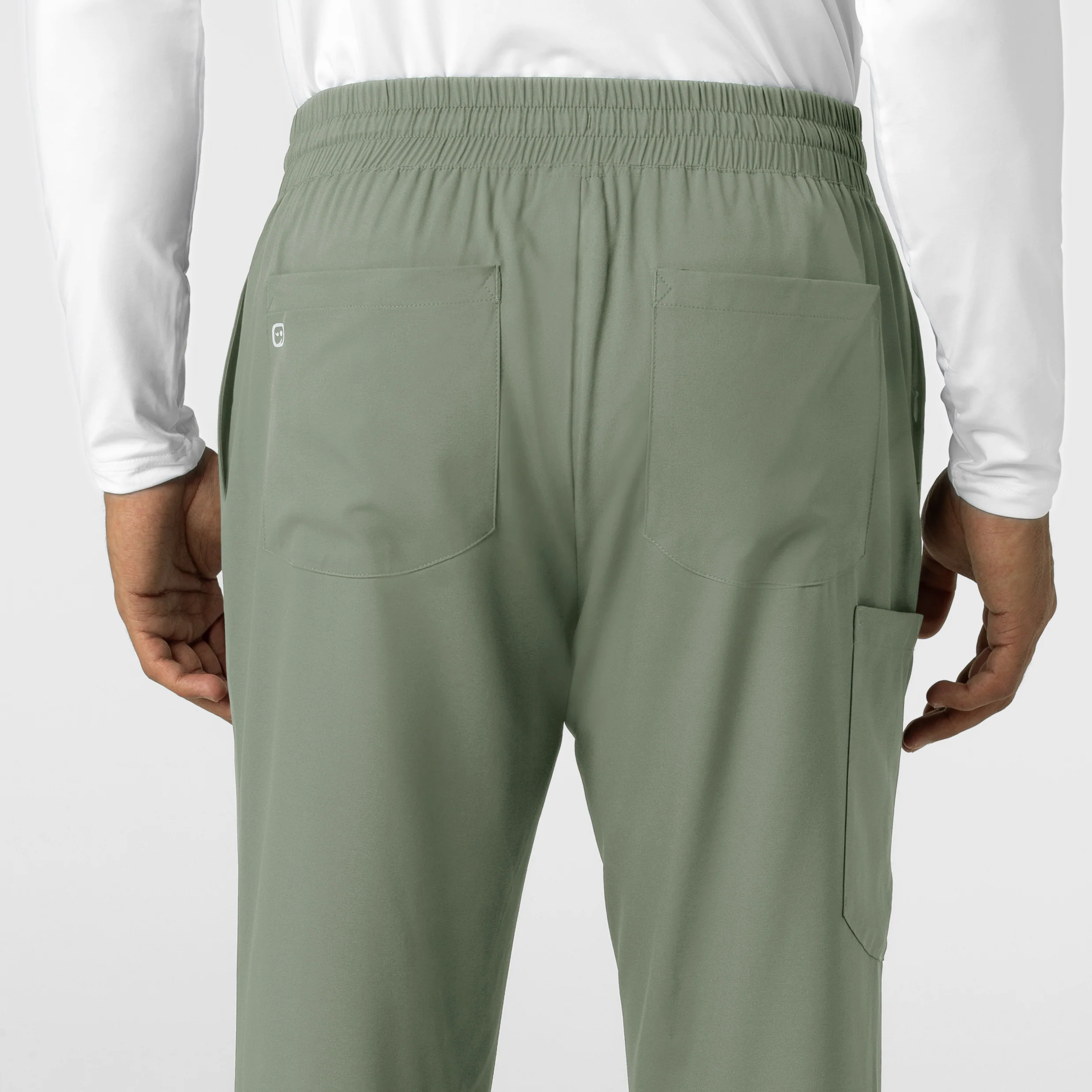 Boundless Men's Straight Leg Scrub Pant - Sage - Image 7