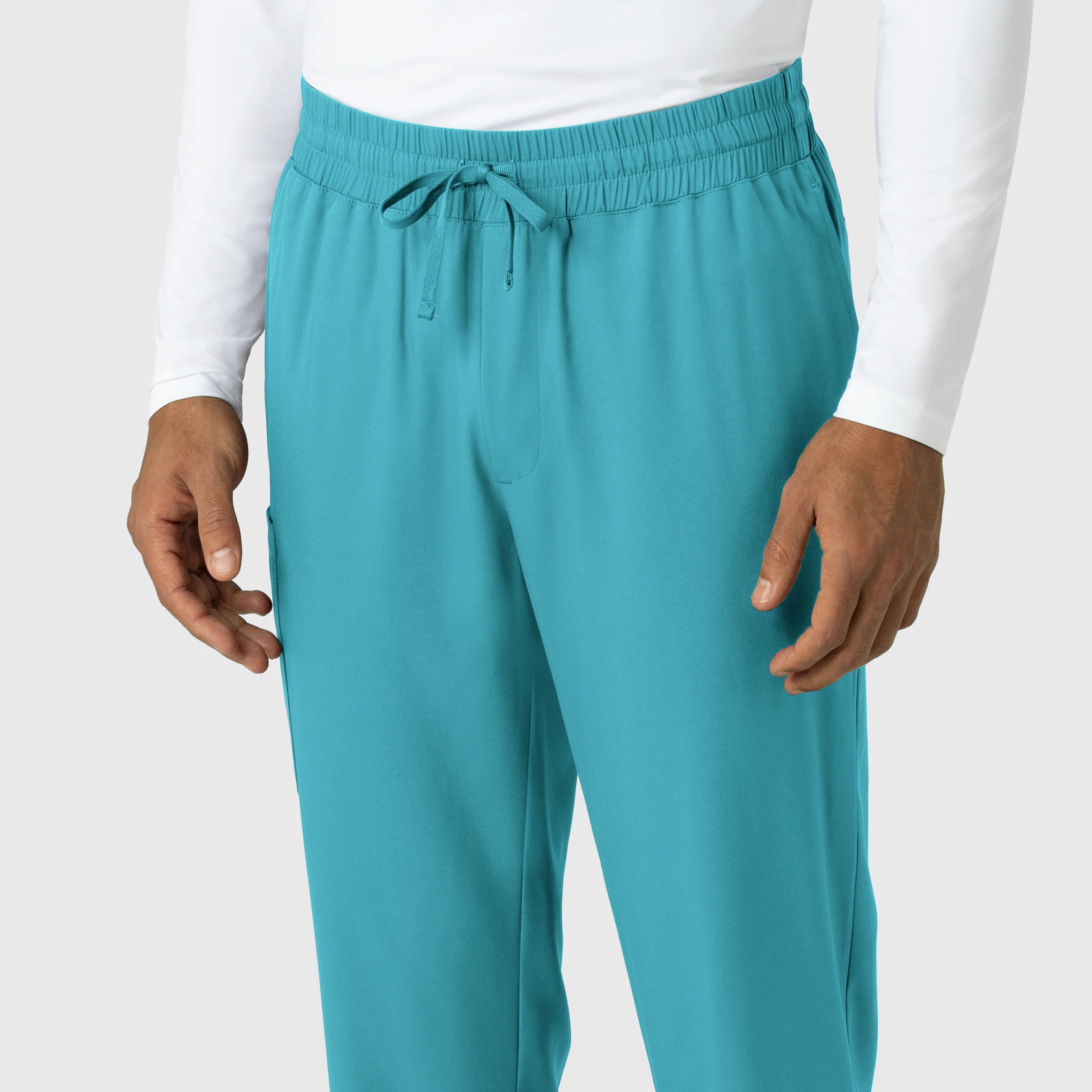 Boundless Men's Straight Leg Scrub Pant - Teal - Image 6
