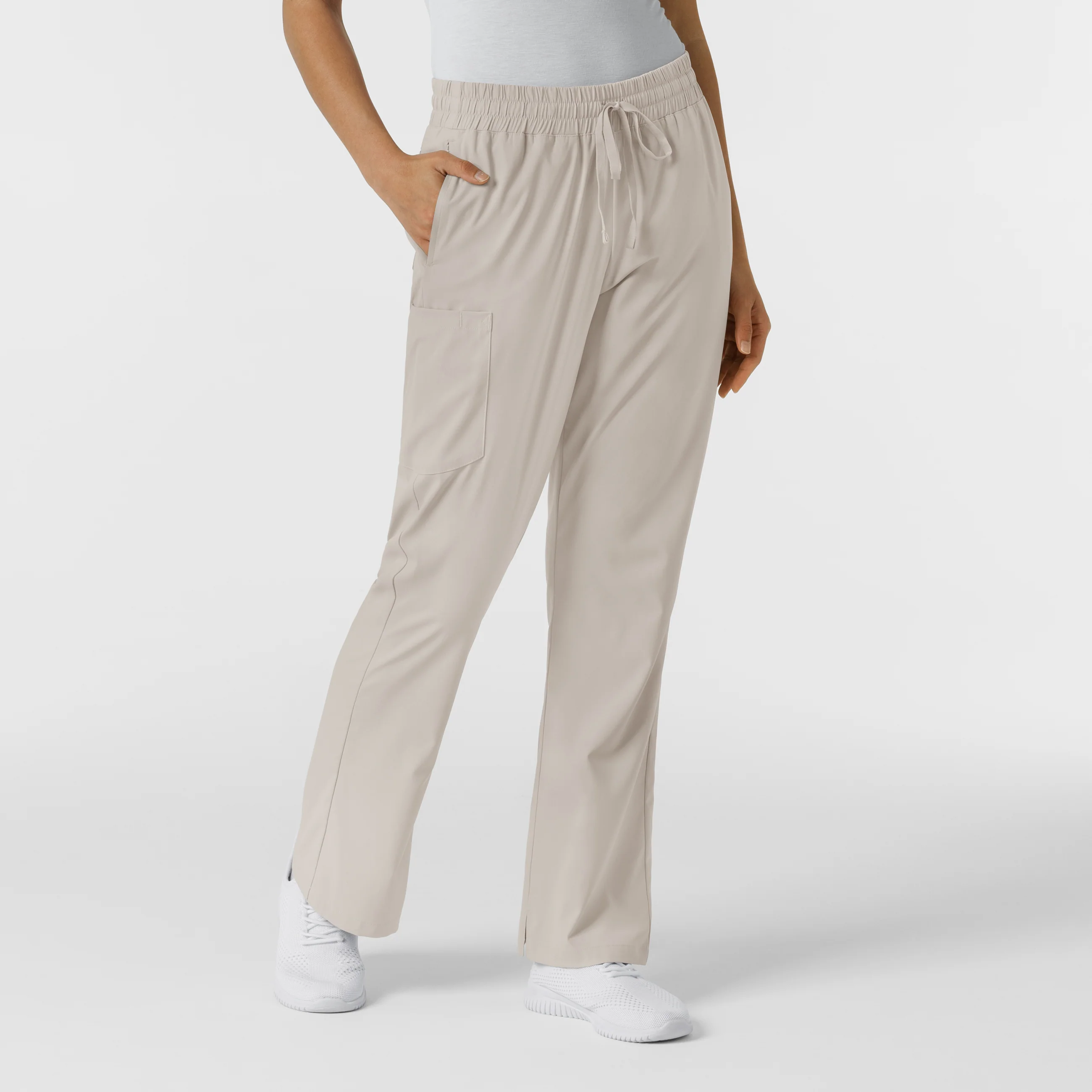 Boundless Women's Bootcut Scrub Pant - Cloud - Image 4