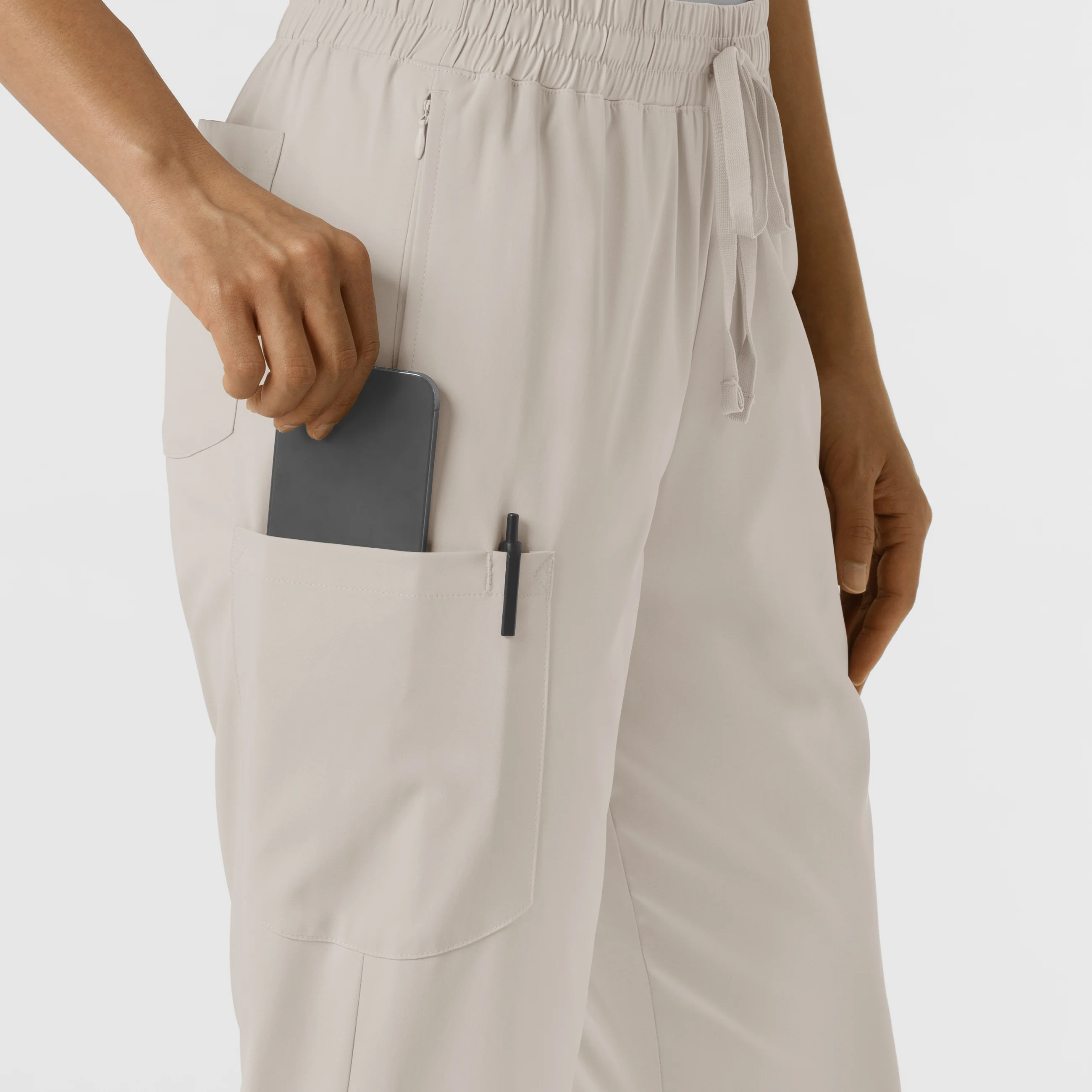 Boundless Women's Bootcut Scrub Pant - Cloud - Image 9