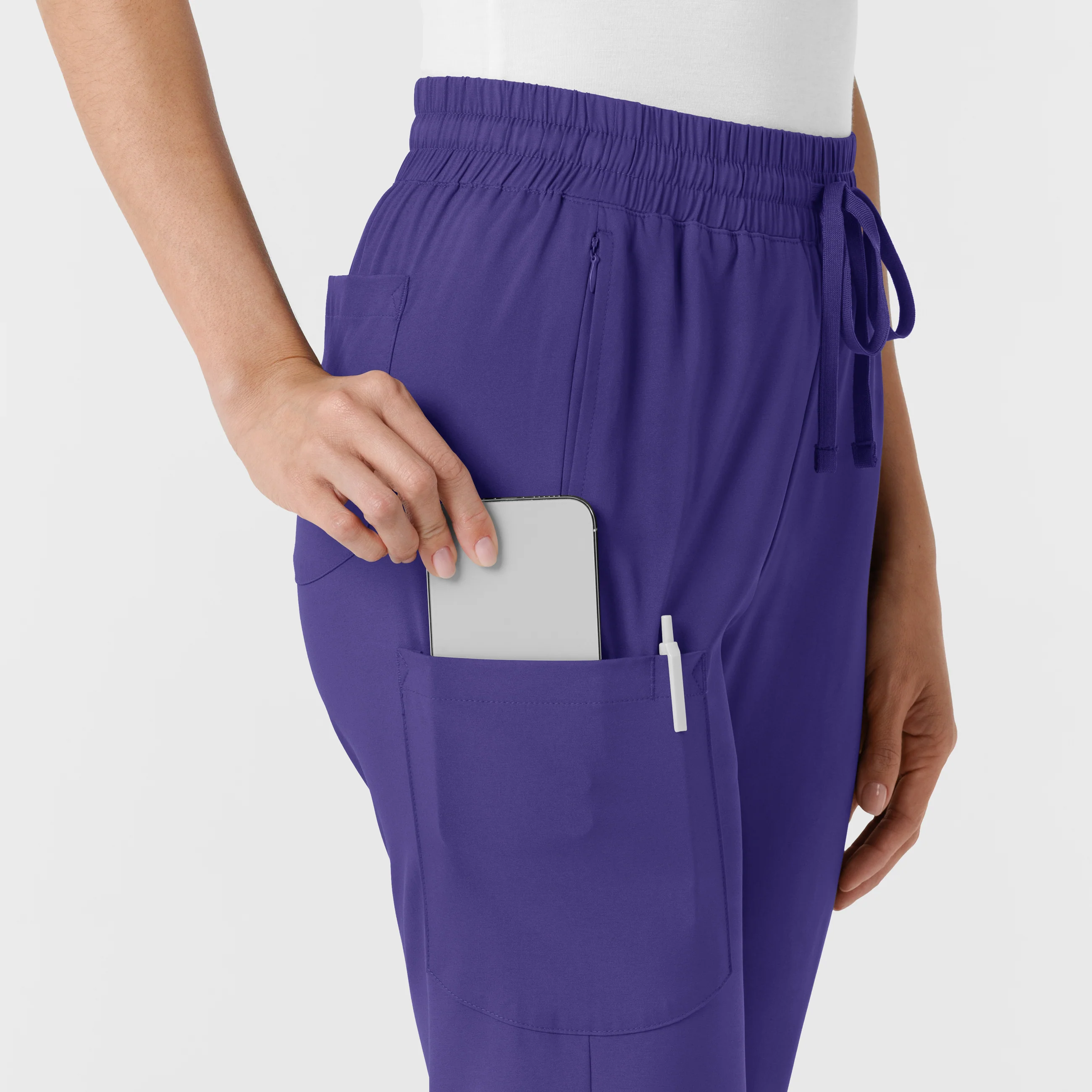 Boundless Women's Bootcut Scrub Pant - Grape - Image 7