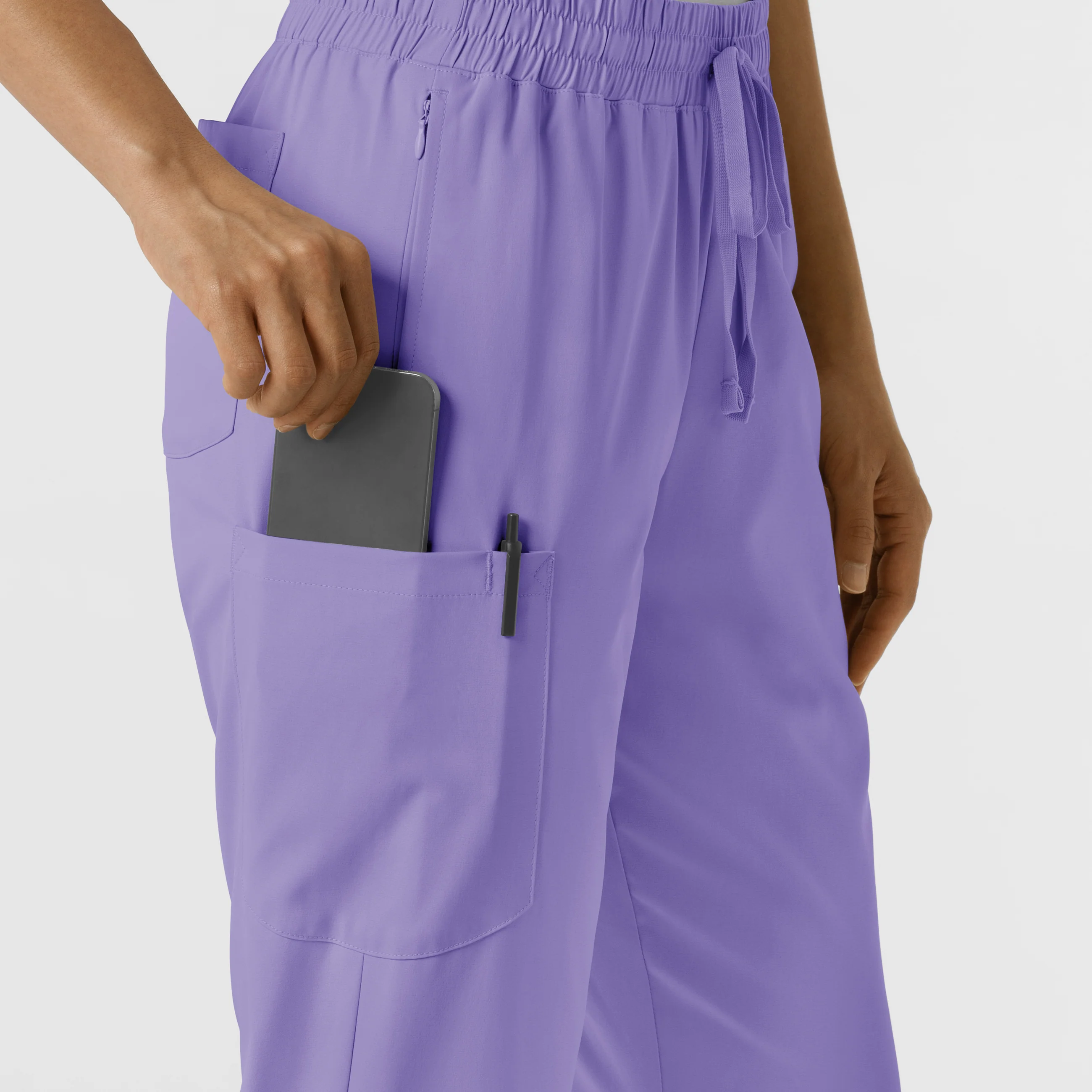 Boundless Women's Bootcut Scrub Pant - Iris Purple - Image 10