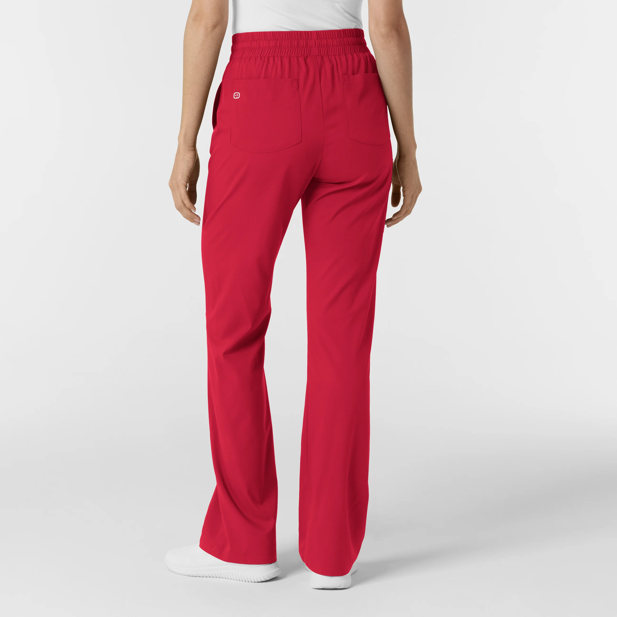 Boundless Women's Bootcut Scrub Pant - Red - Image 2