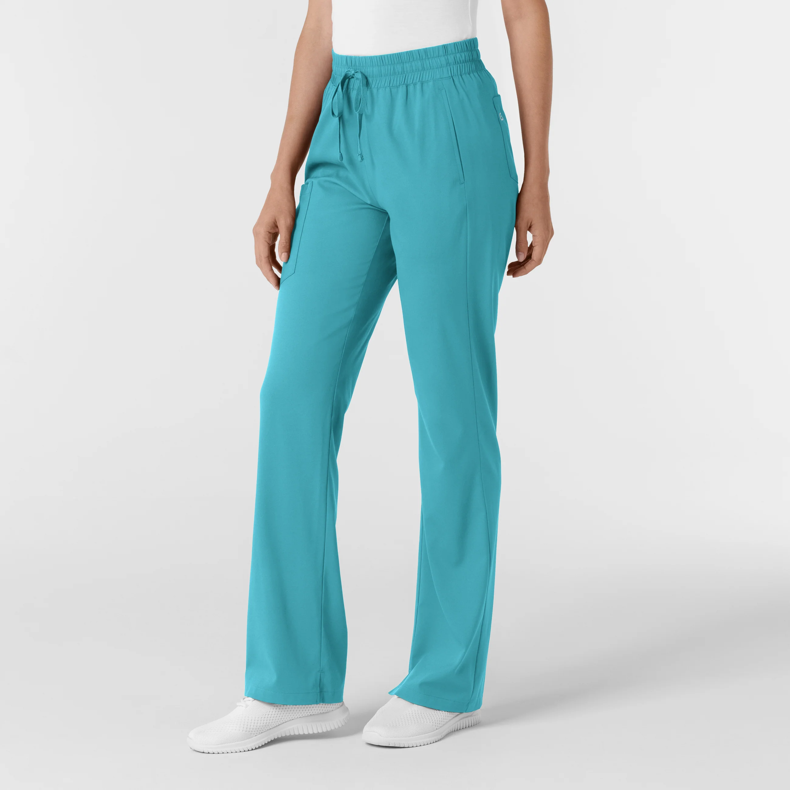 Boundless Women's Bootcut Scrub Pant - Teal - Image 4