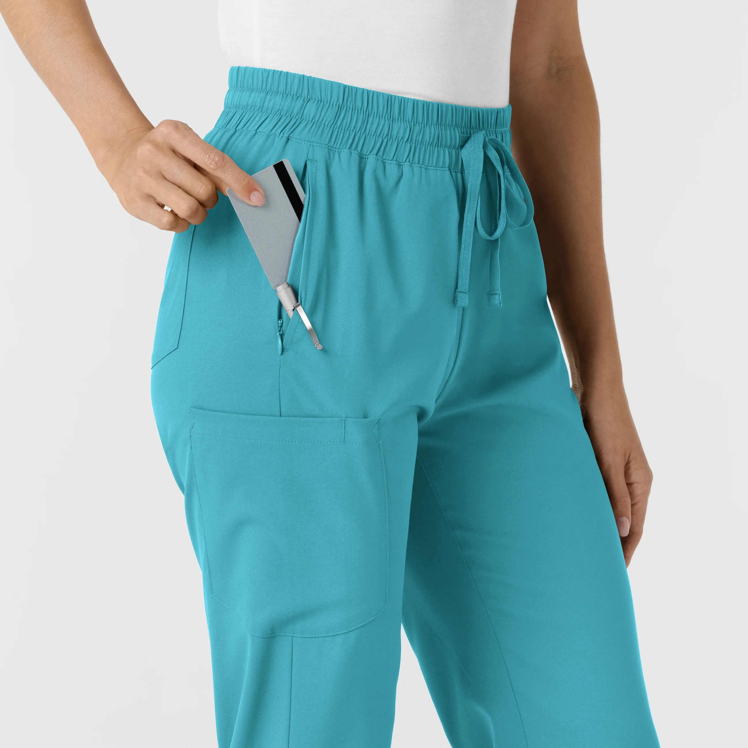 Boundless Women's Bootcut Scrub Pant - Teal - Image 6