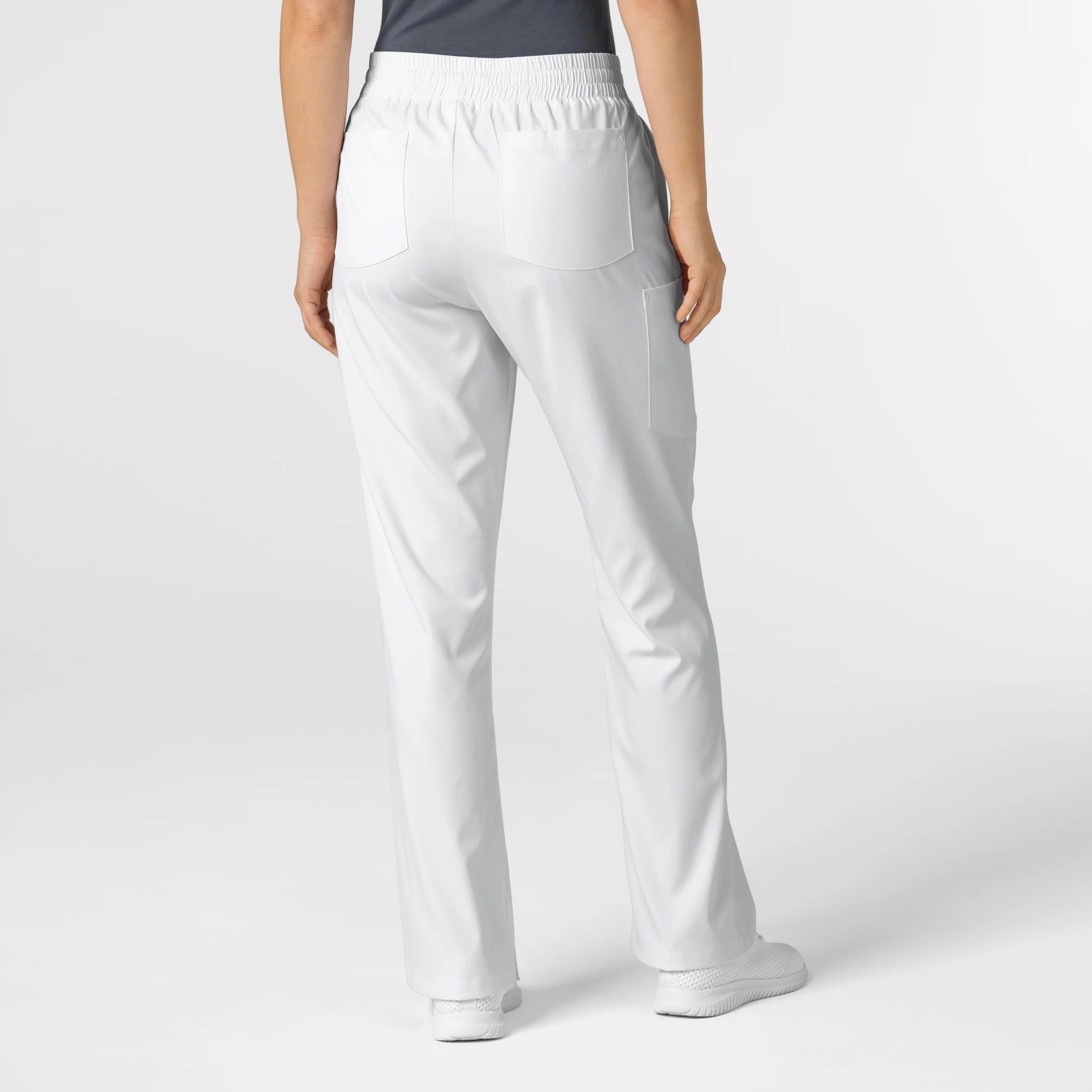 Boundless Women's Bootcut Scrub Pant - White - Image 2