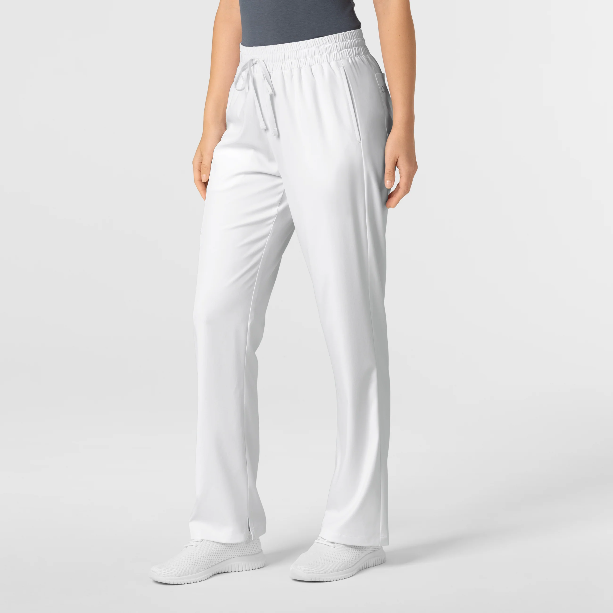 Boundless Women's Bootcut Scrub Pant - White - Image 4