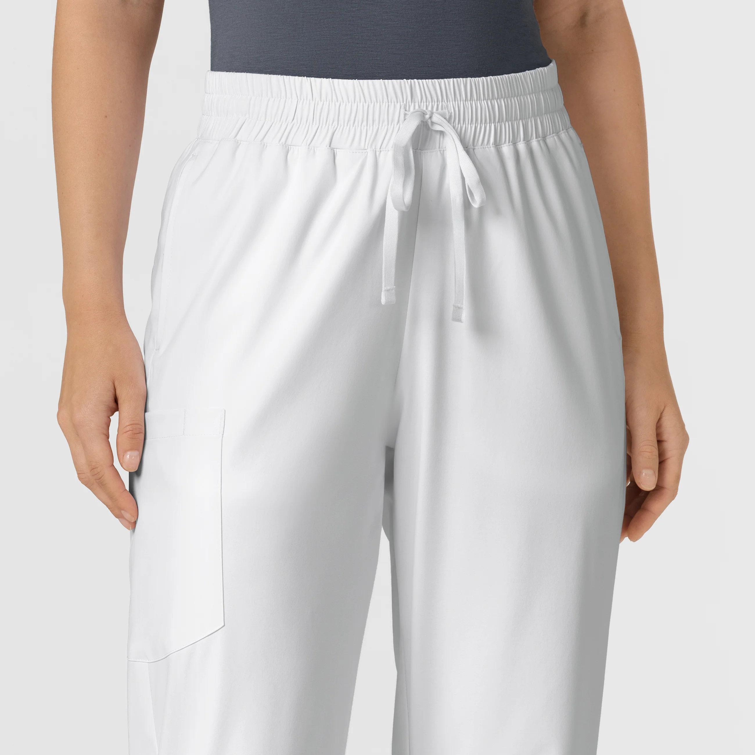 Boundless Women's Bootcut Scrub Pant - White - Image 5