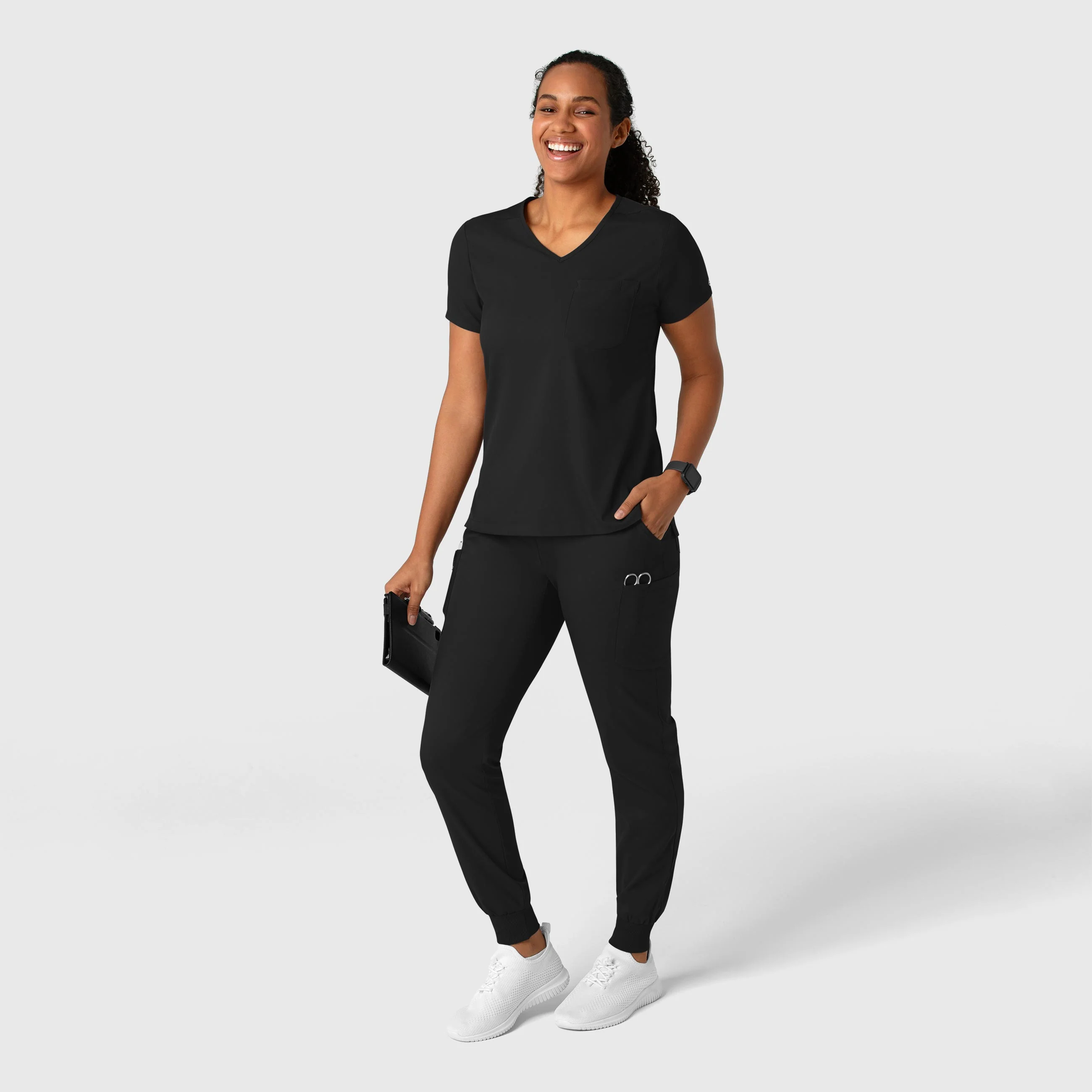 Boundless Women's Jogger Scrub Pant - Black - Image 3