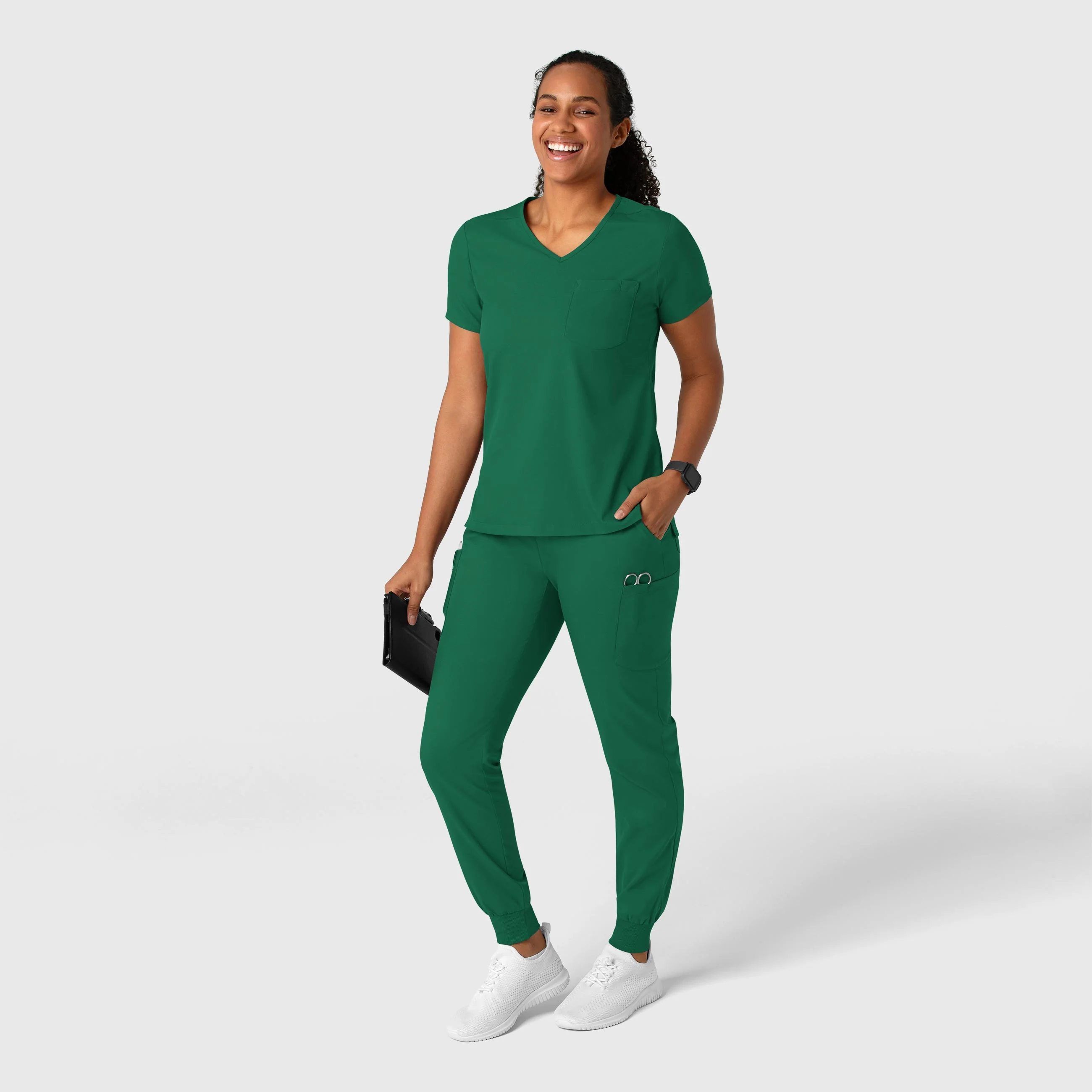 Boundless Women's Jogger Scrub Pant - Hunter - Image 3