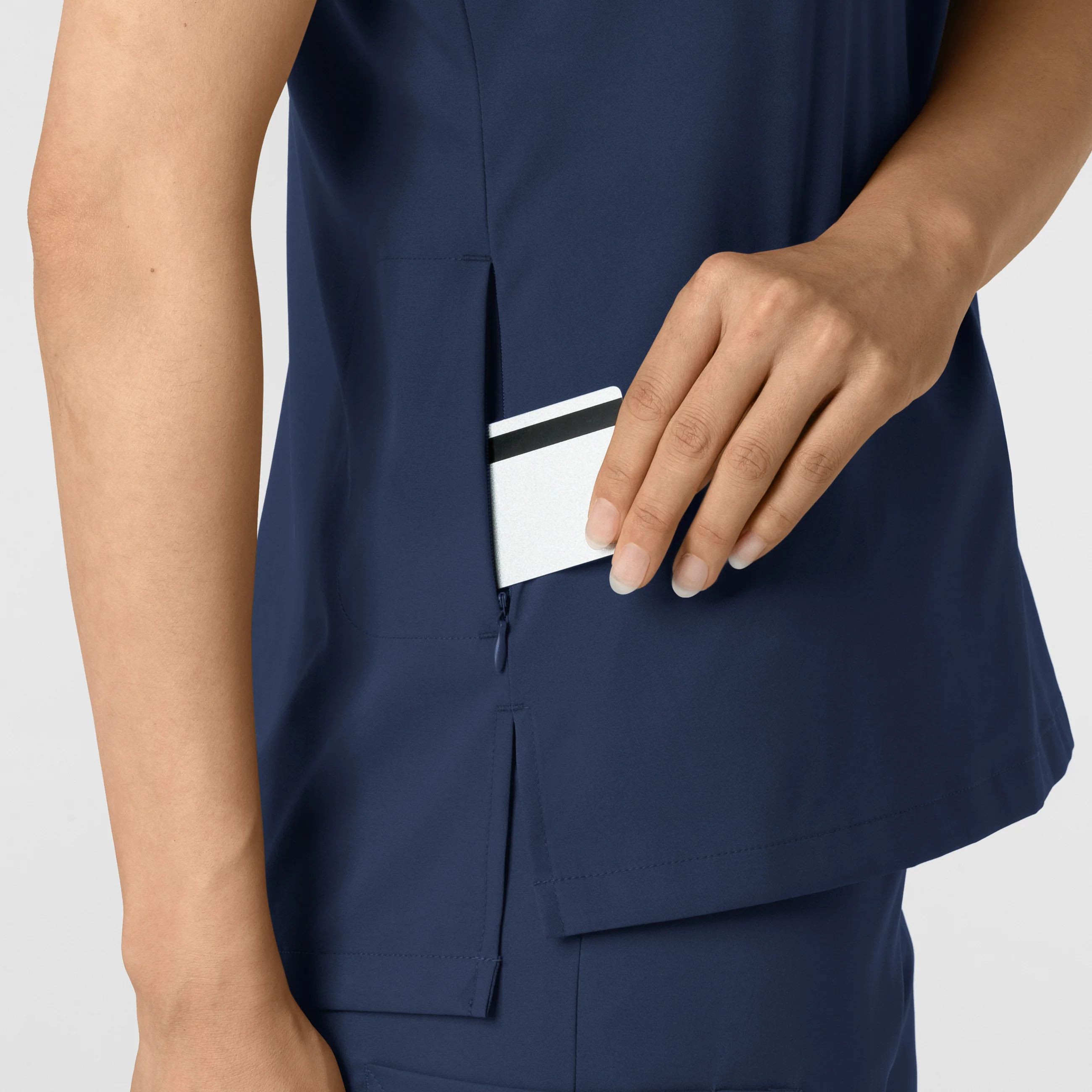 Boundless Women's Tuck-In Scrub Top - Navy - Image 7