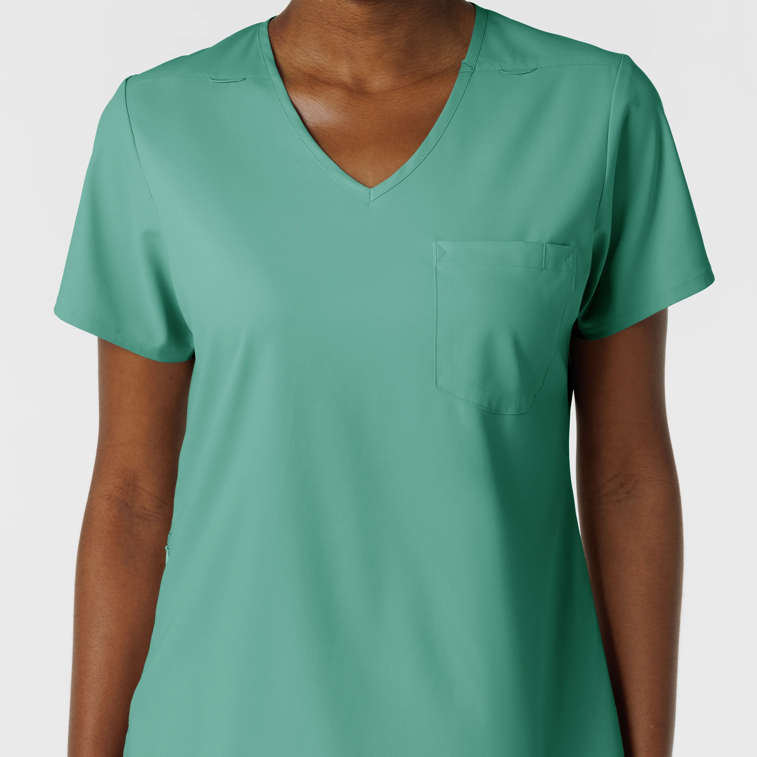 Boundless Women's Tuck-In Scrub Top - Turquoise - Image 5