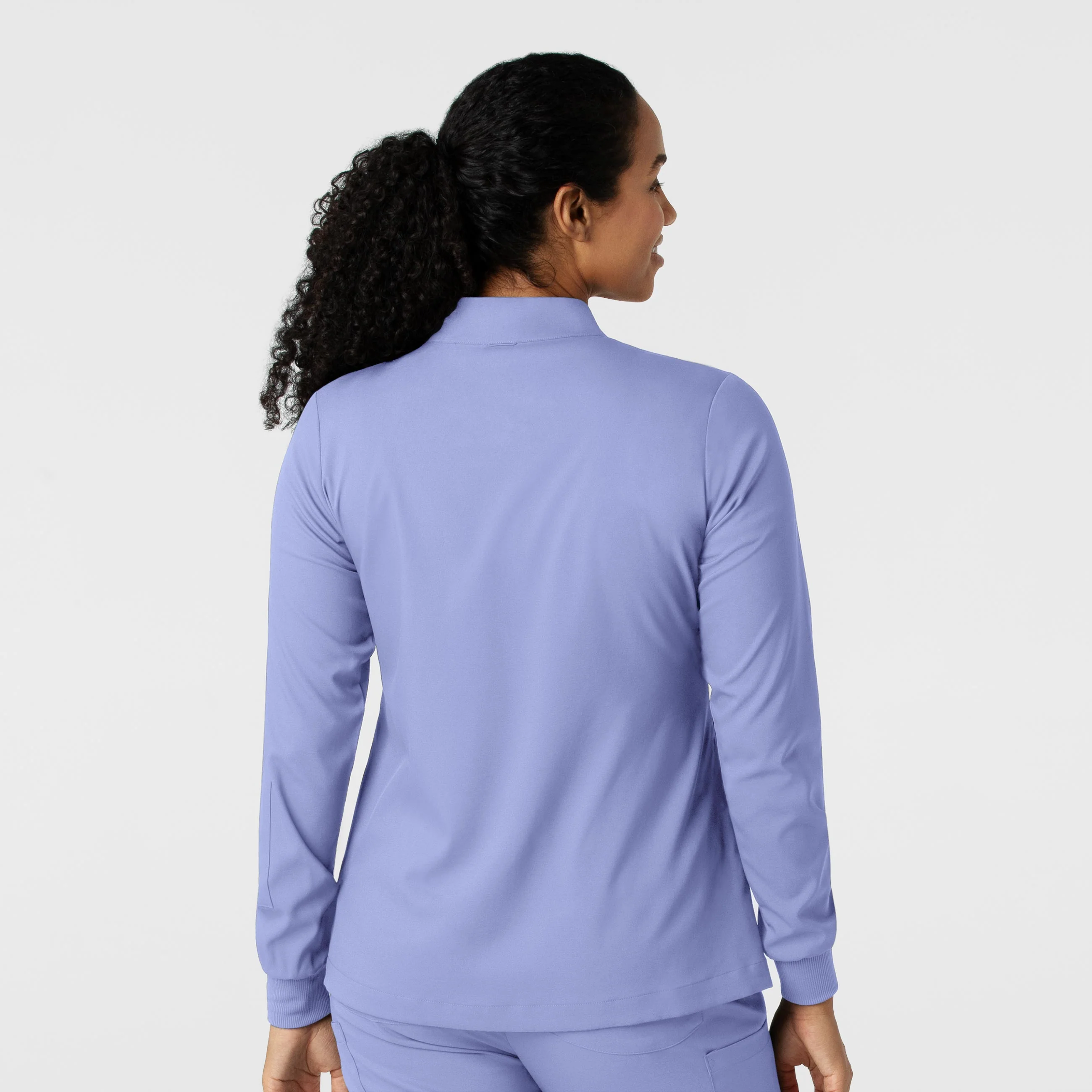 Boundless Women's Warm Up Scrub Jacket - Ceil Blue - Image 2