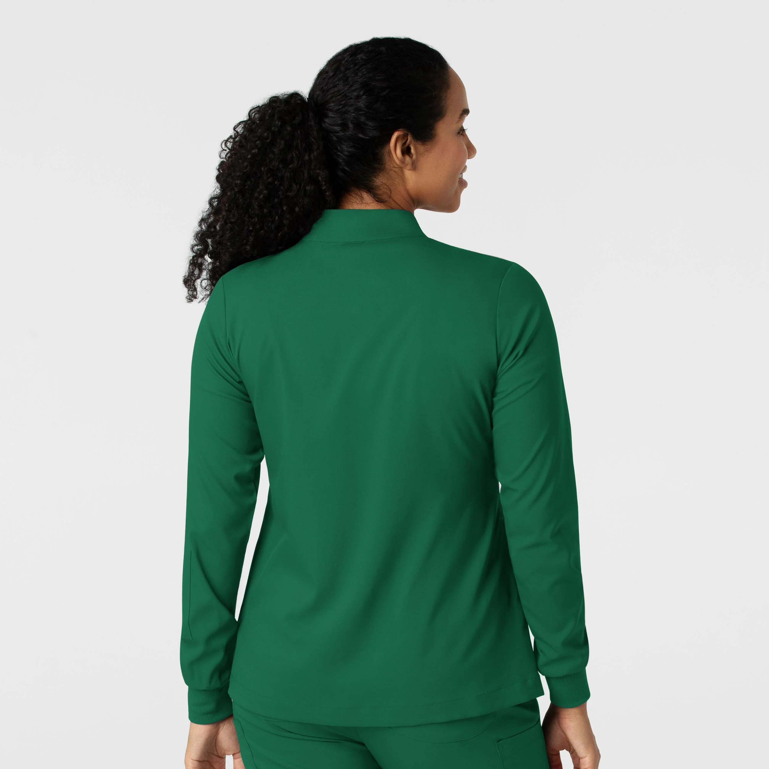Boundless Women's Warm Up Scrub Jacket - Hunter - Image 2