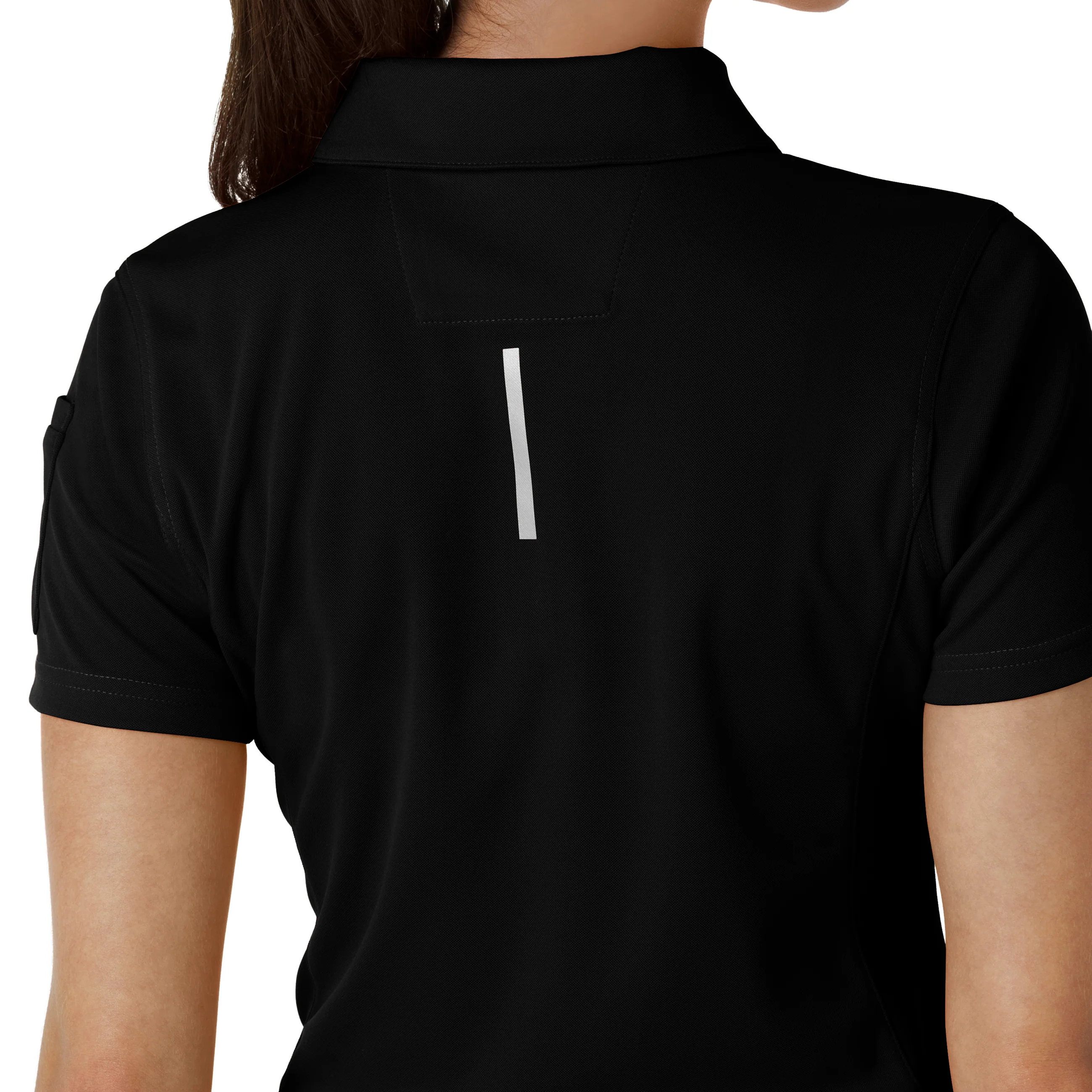 Carhartt Rugged Flex RSCU Women's Lightweight Short Sleeve Polo Scrub Top - Black - Image 10