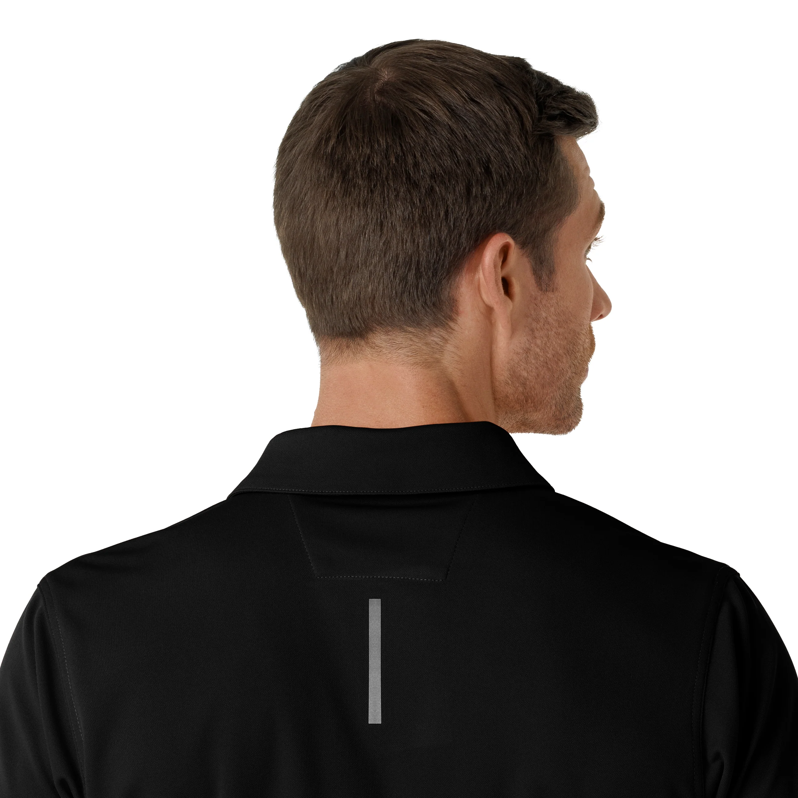Carhartt Rugged Flex RSCU Men's Lightweight Short Sleeve Polo Scrub Top - Black - Image 8