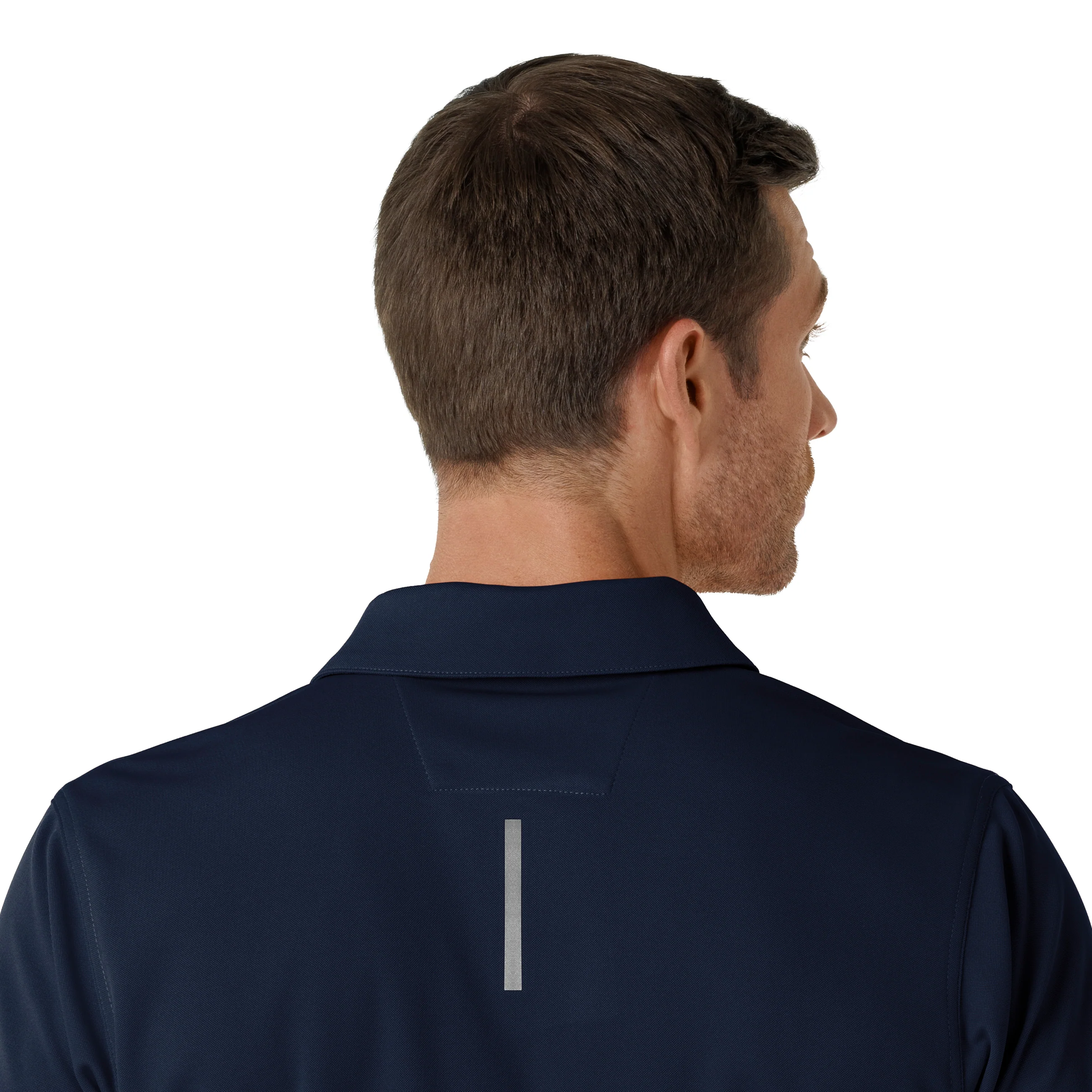 Carhartt Rugged Flex RSCU Men's Lightweight Short Sleeve Polo Scrub Top - Dark Navy - Image 8