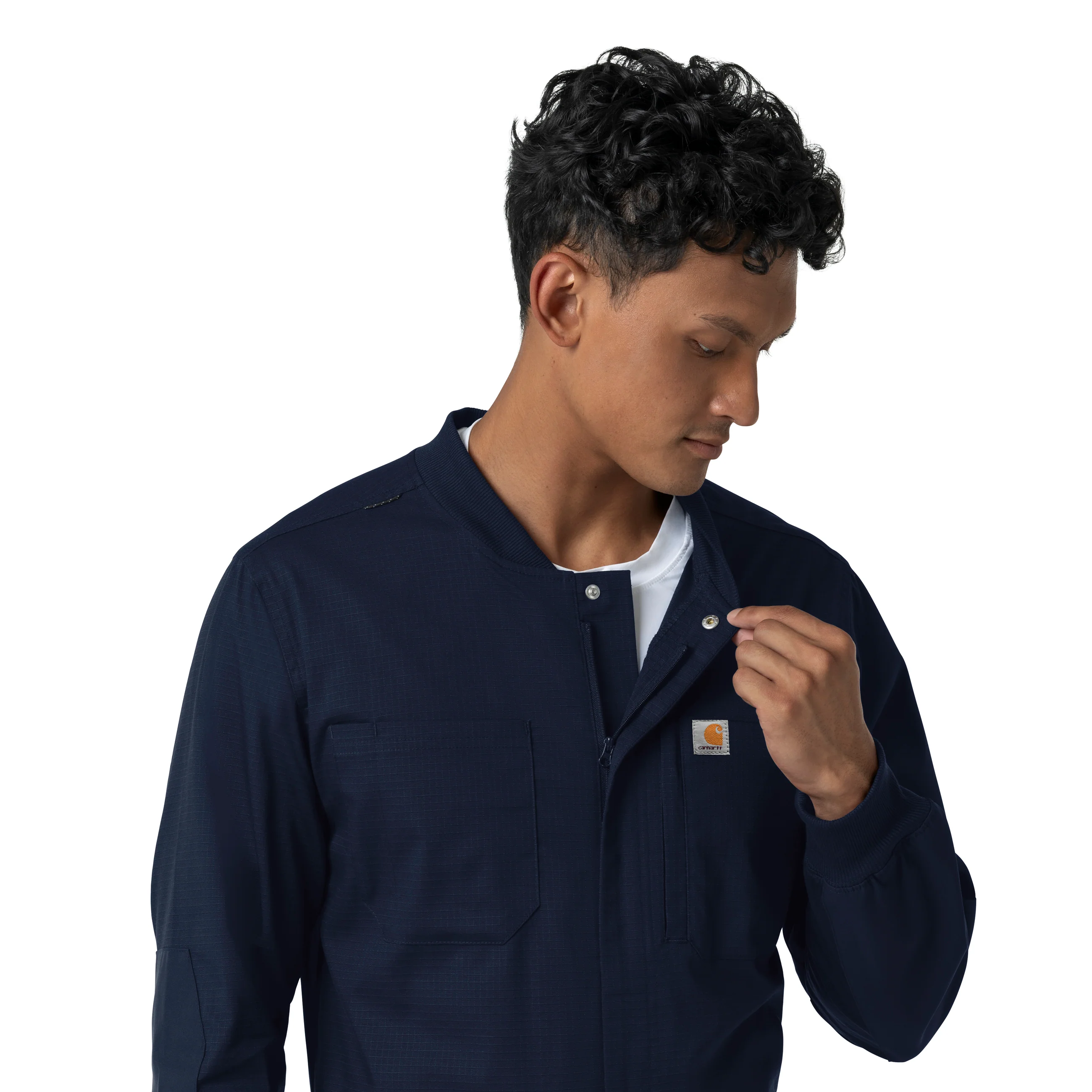 Carhartt Rugged Flex RSCU Men's Ripstop Coverall - Dark Navy - Image 5