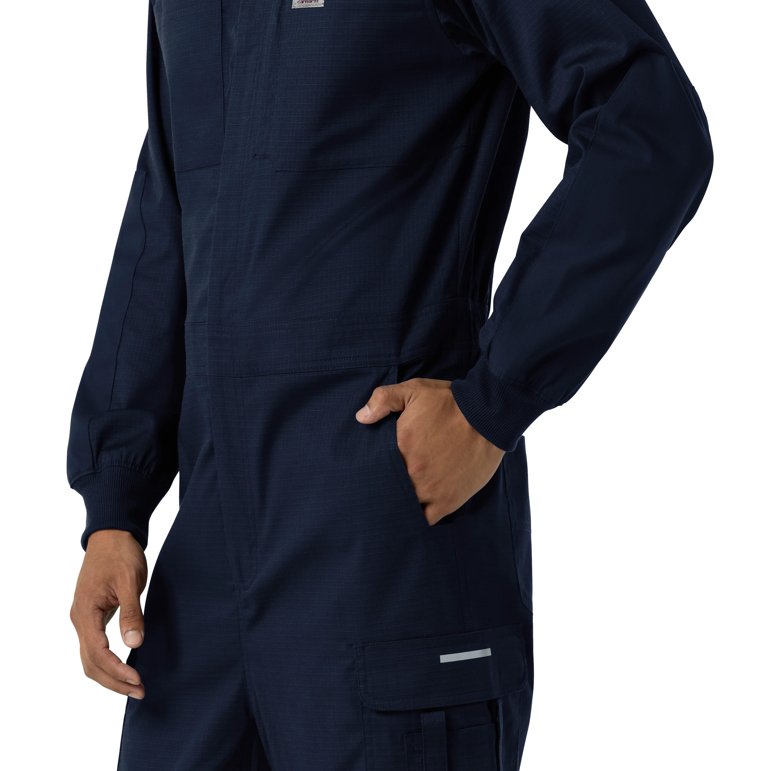 Carhartt Rugged Flex RSCU Men's Ripstop Coverall - Dark Navy - Image 9