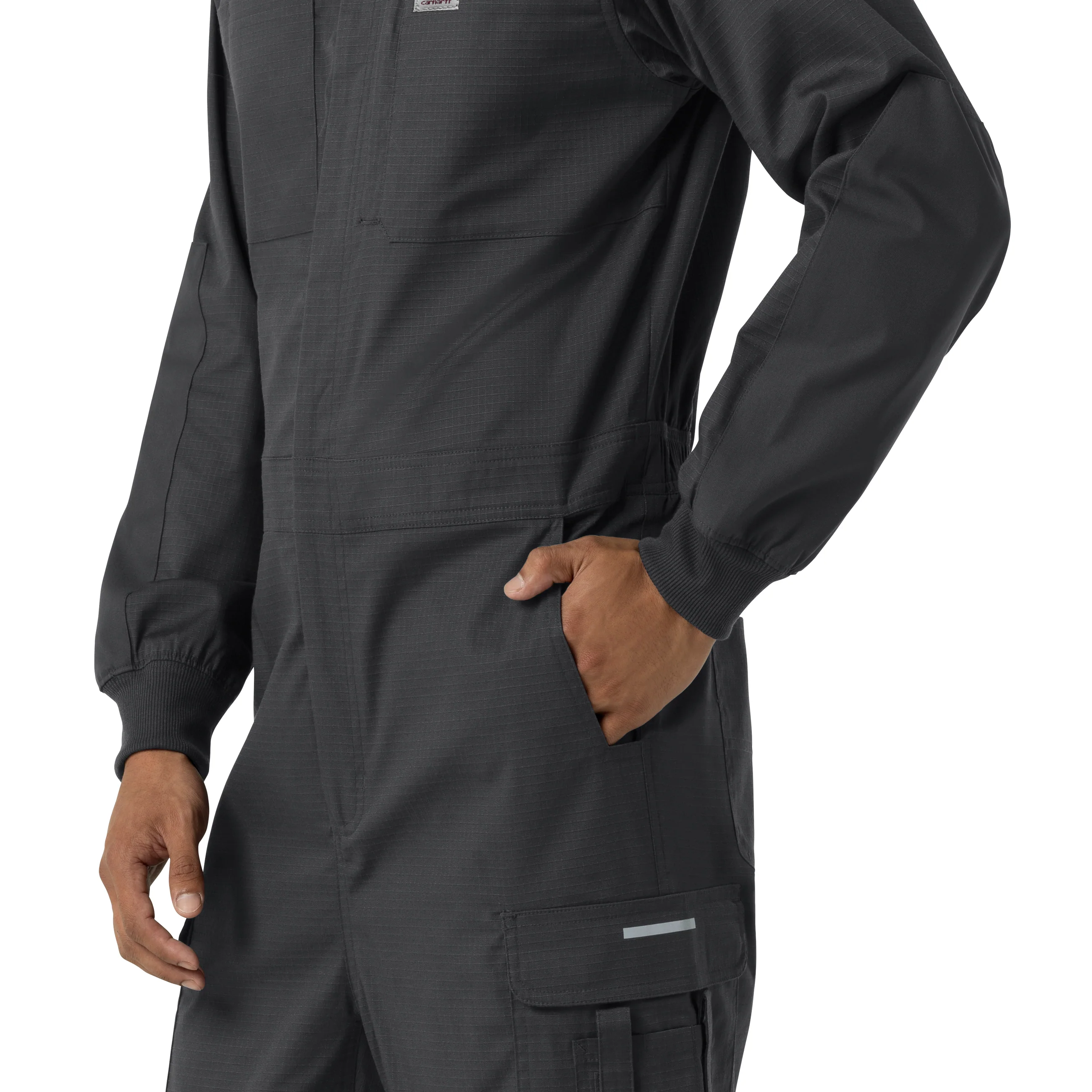 Carhartt Rugged Flex RSCU Men's Ripstop Coverall - Pewter - Image 10