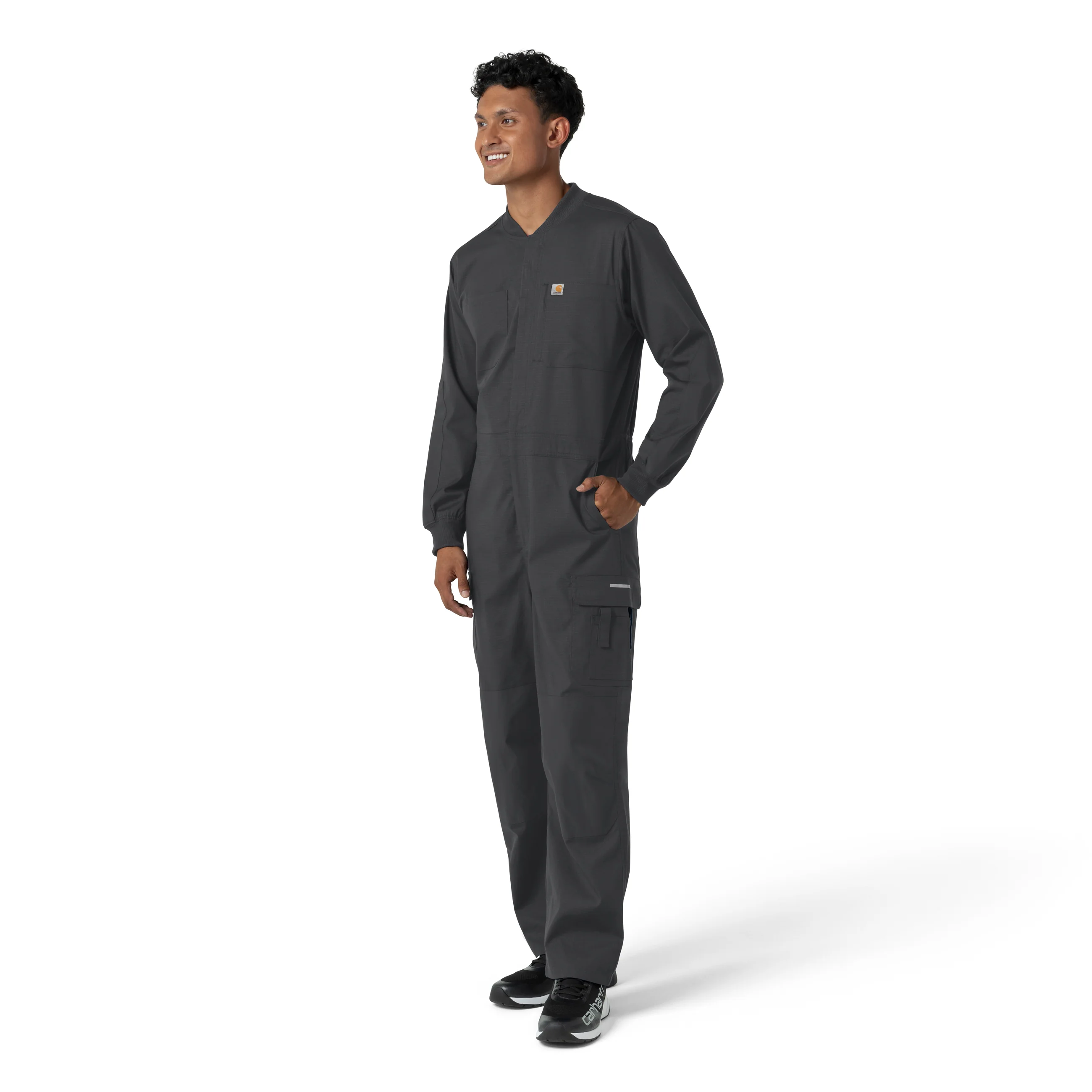 Carhartt Rugged Flex RSCU Men's Ripstop Coverall - Pewter - Image 4