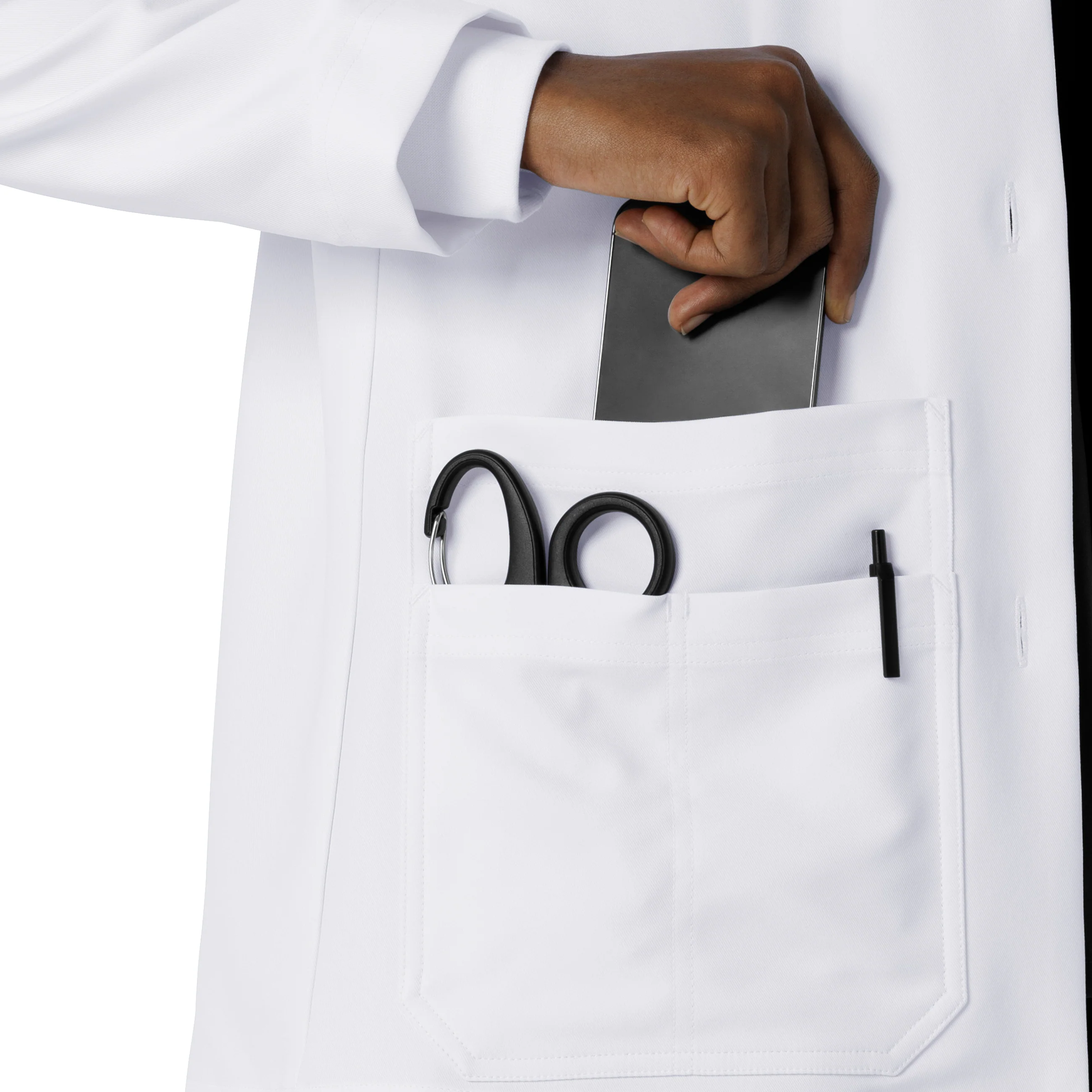 Carhartt Women's Consultation Lab Coat - White - Image 9