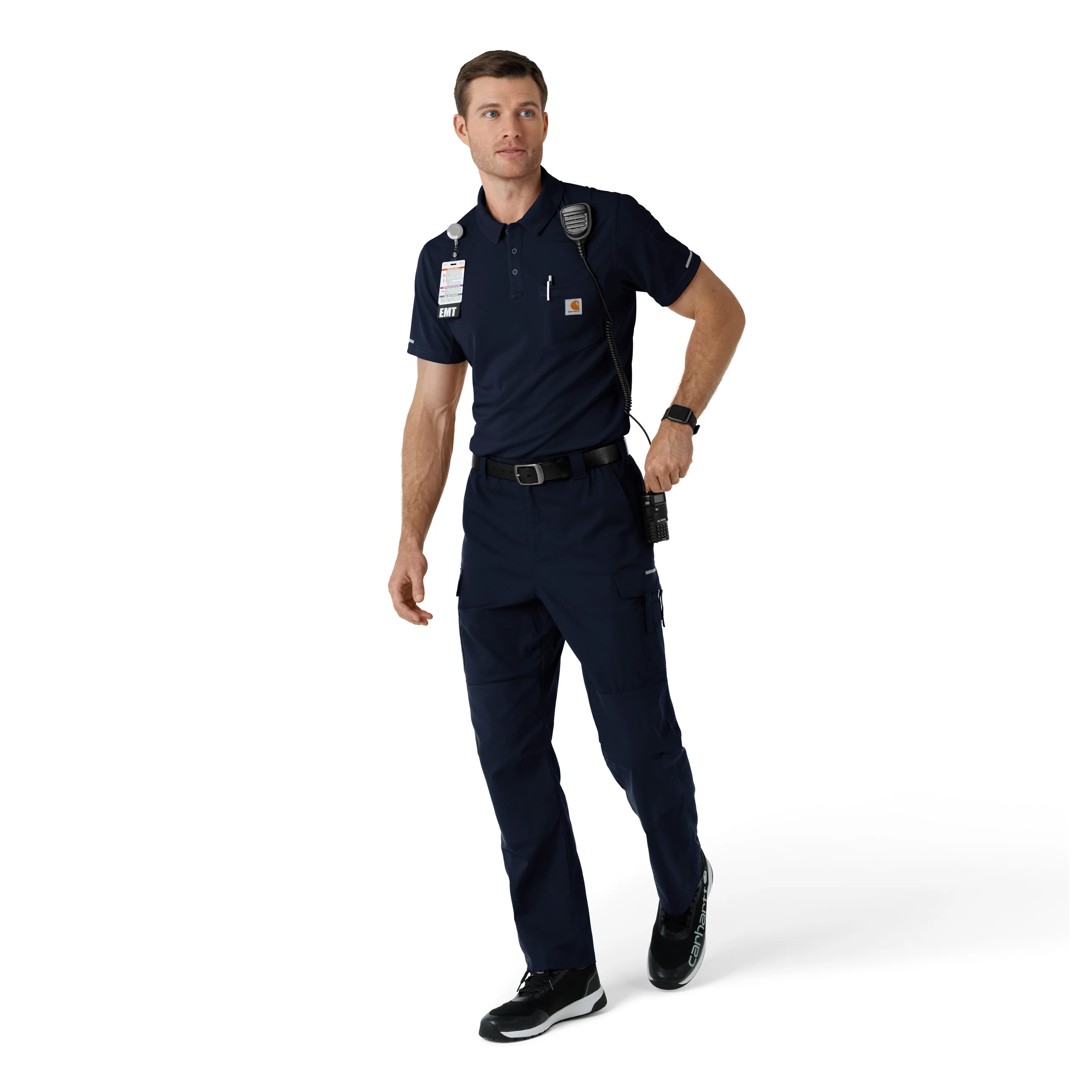 Carhartt Rugged Flex RSCU Men's Ripstop Cargo Pants - Dark Navy - Image 3