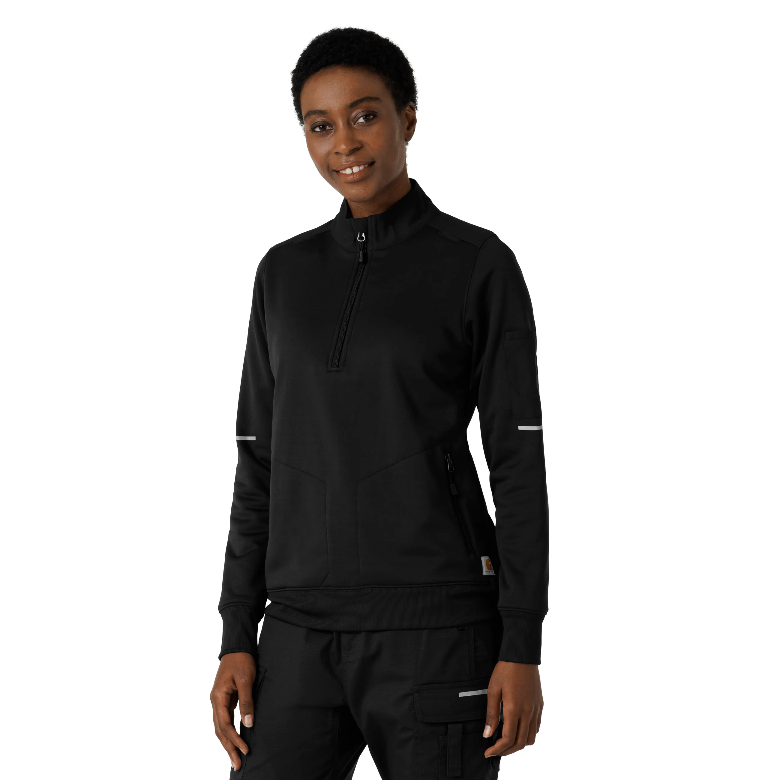 Carhartt Rugged Flex RSCU Women's Half Zip - Black - Image 4