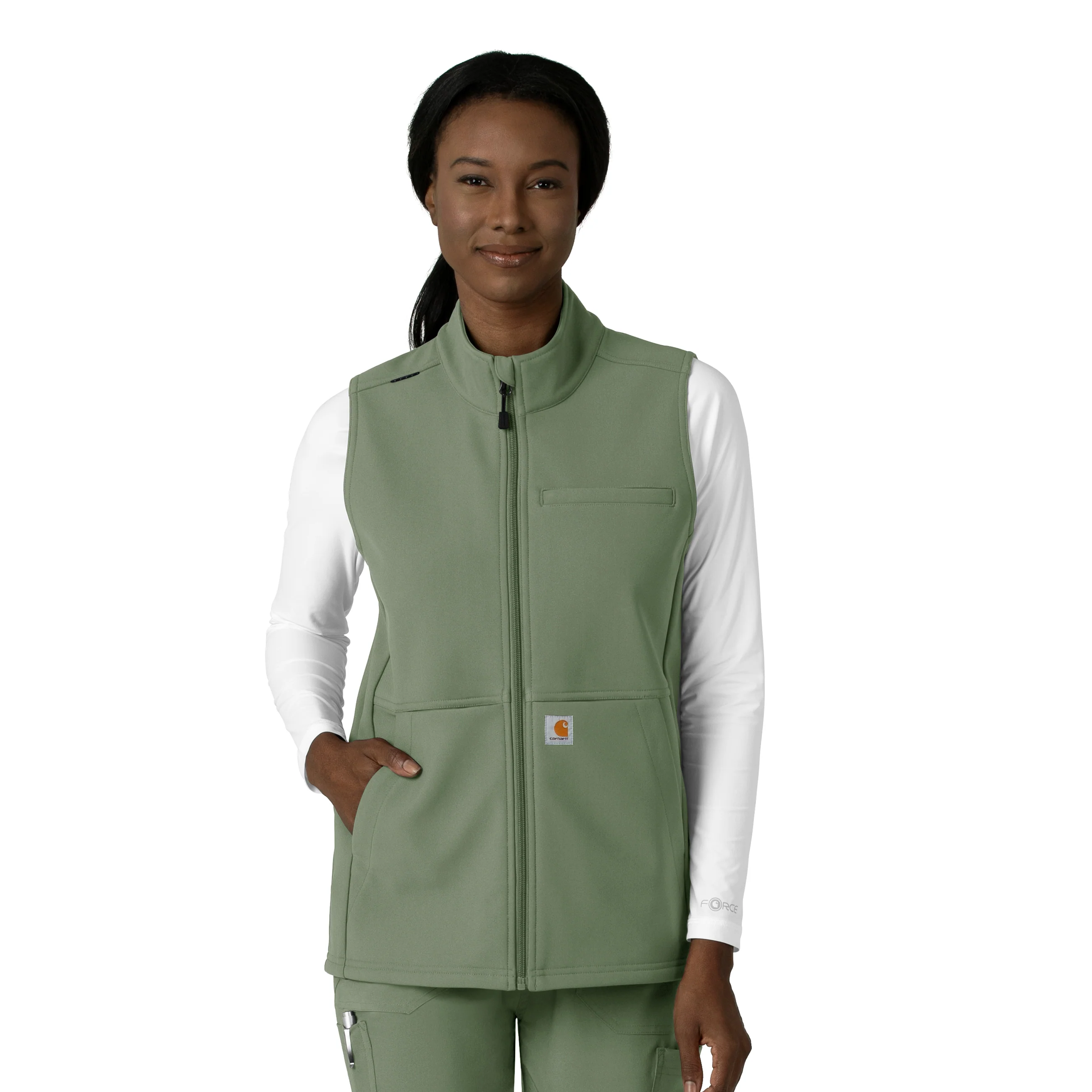 Carhartt Rugged Flex Women's Bonded Fleece Vest - Olive