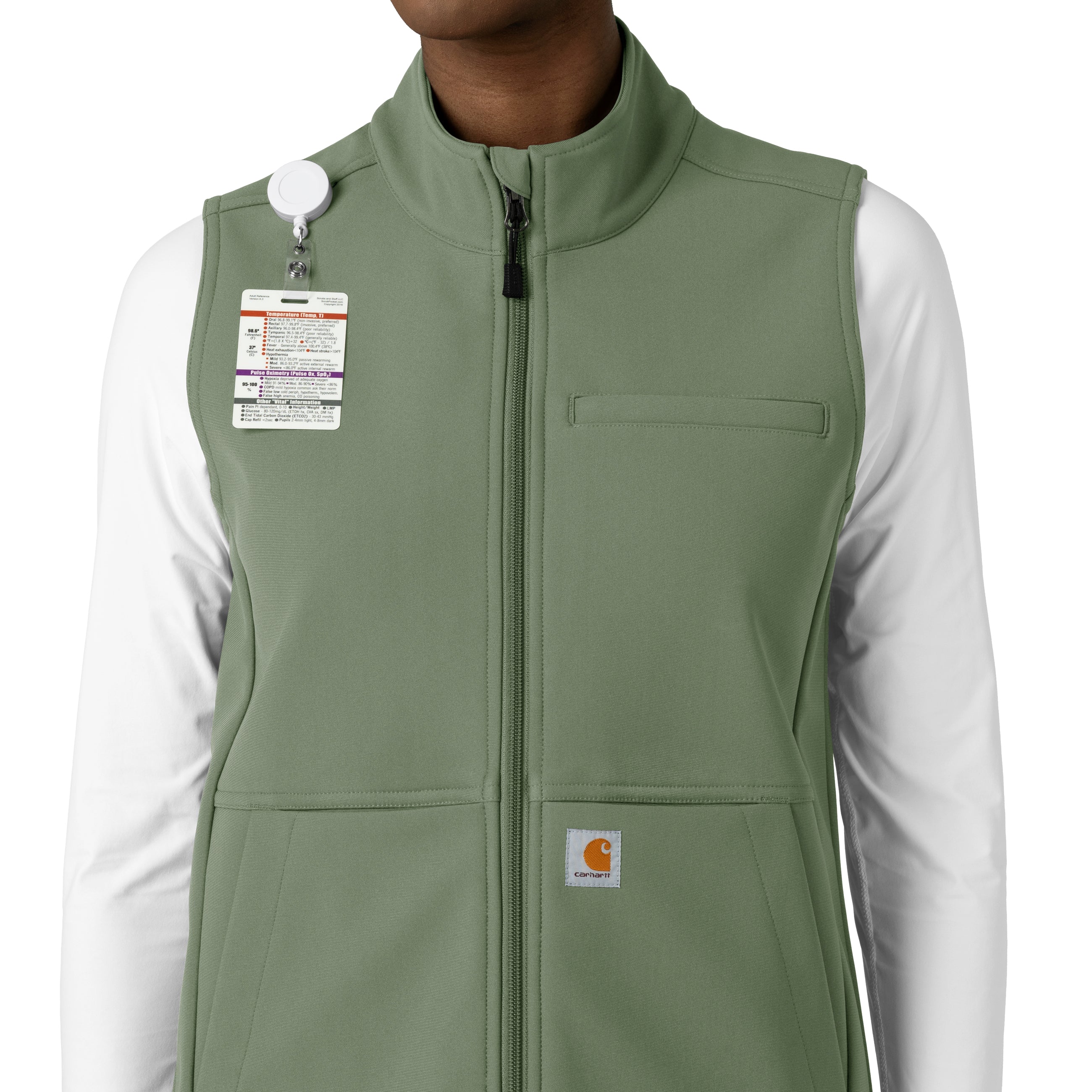 Carhartt Rugged Flex Women's Bonded Fleece Vest - Olive - Image 5