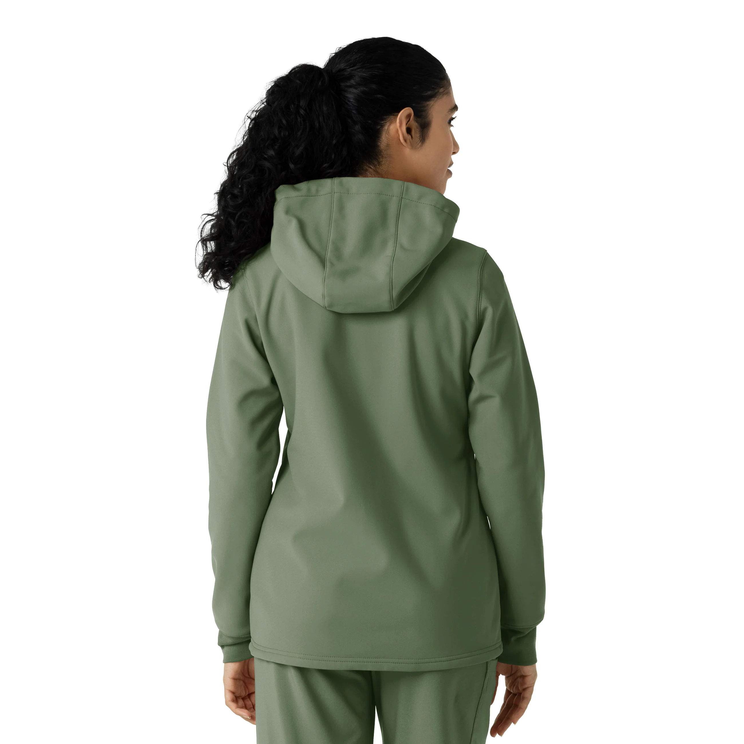 Carhartt Women's Bonded Fleece Hoodie - Olive - Image 2