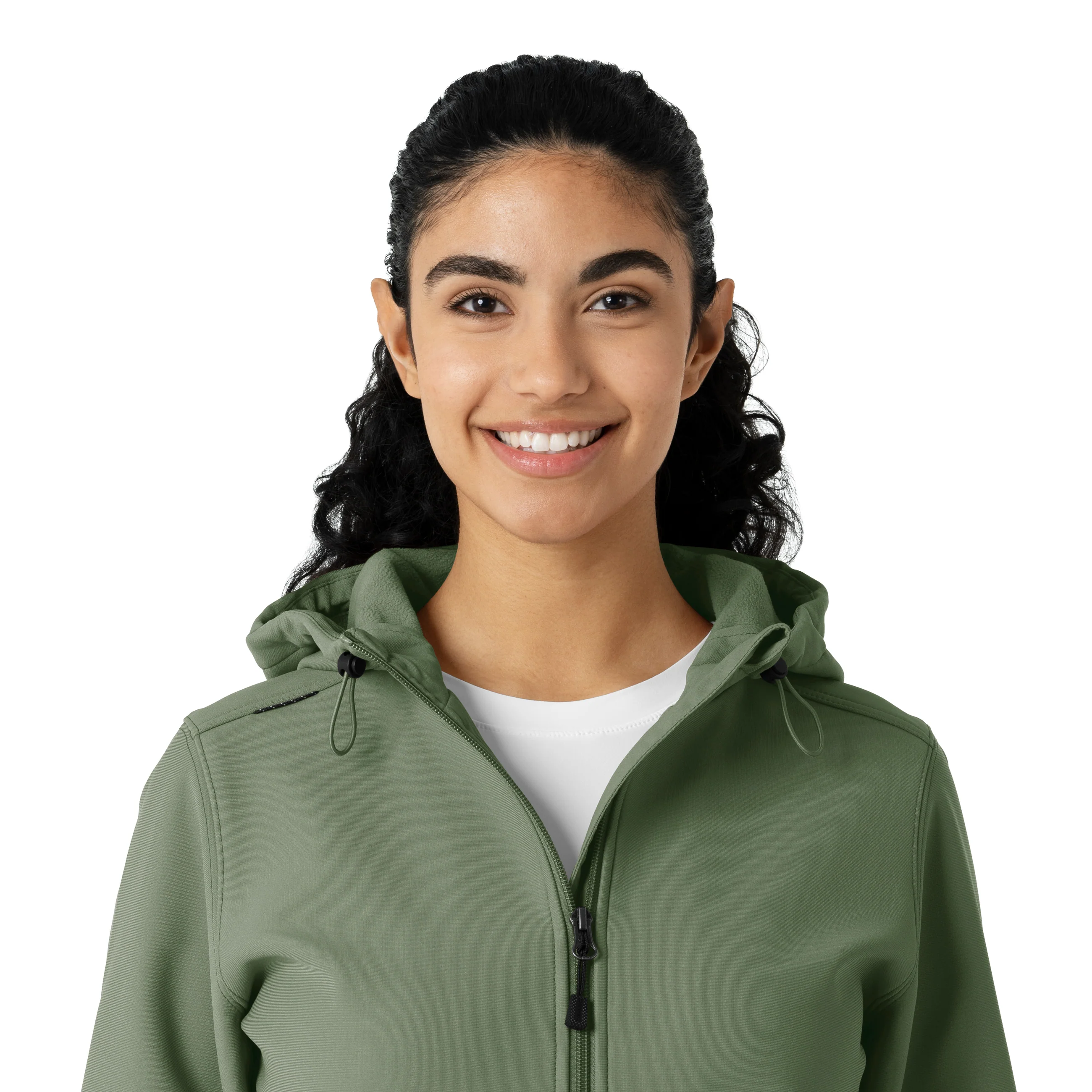 Carhartt Women's Bonded Fleece Hoodie - Olive - Image 5