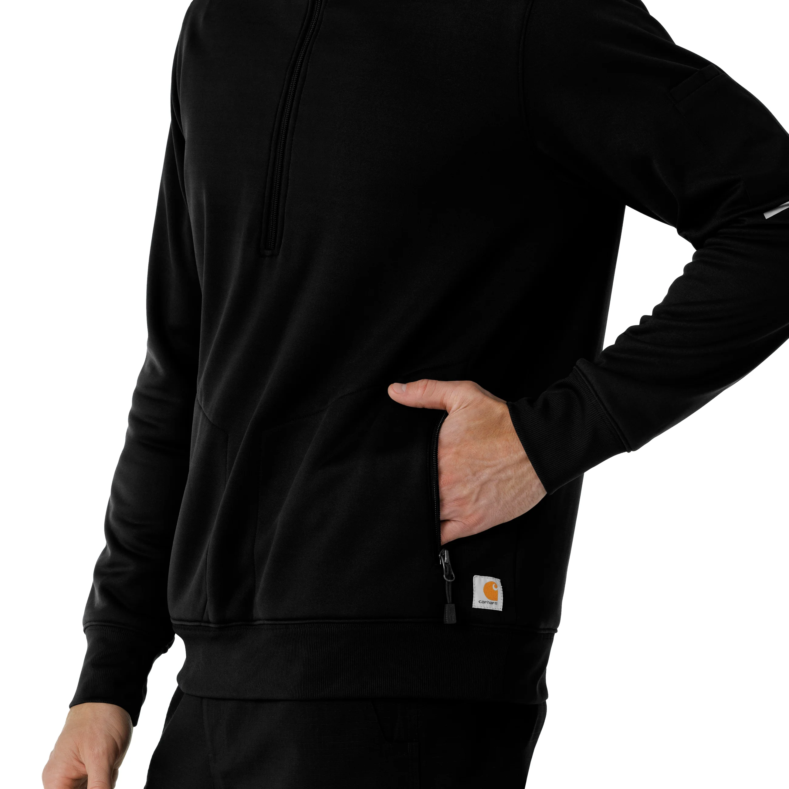 Carhartt Rugged Flex RSCU Men's Half Zip - Black - Image 10