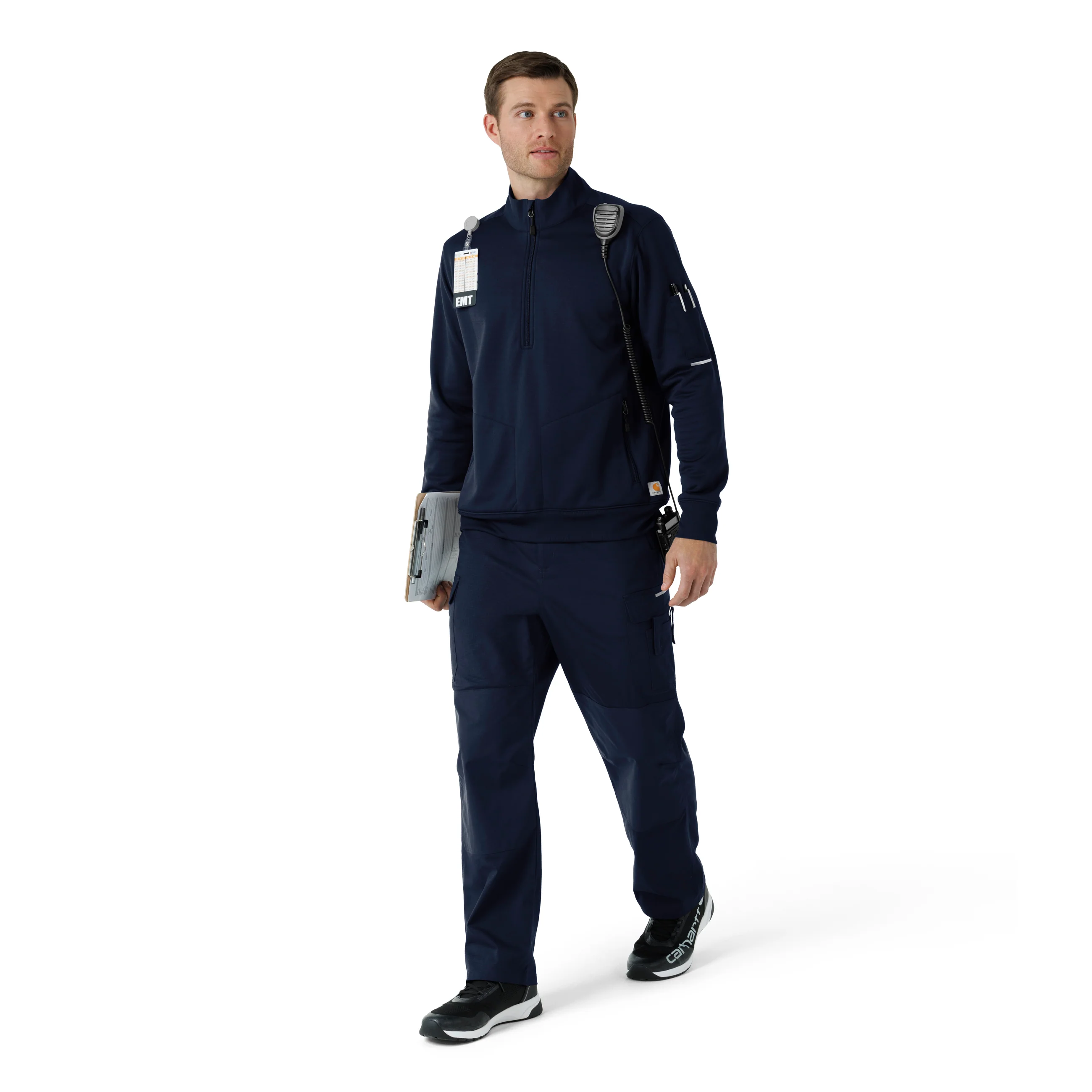 Carhartt Rugged Flex RSCU Men's Half Zip - Dark Navy - Image 3
