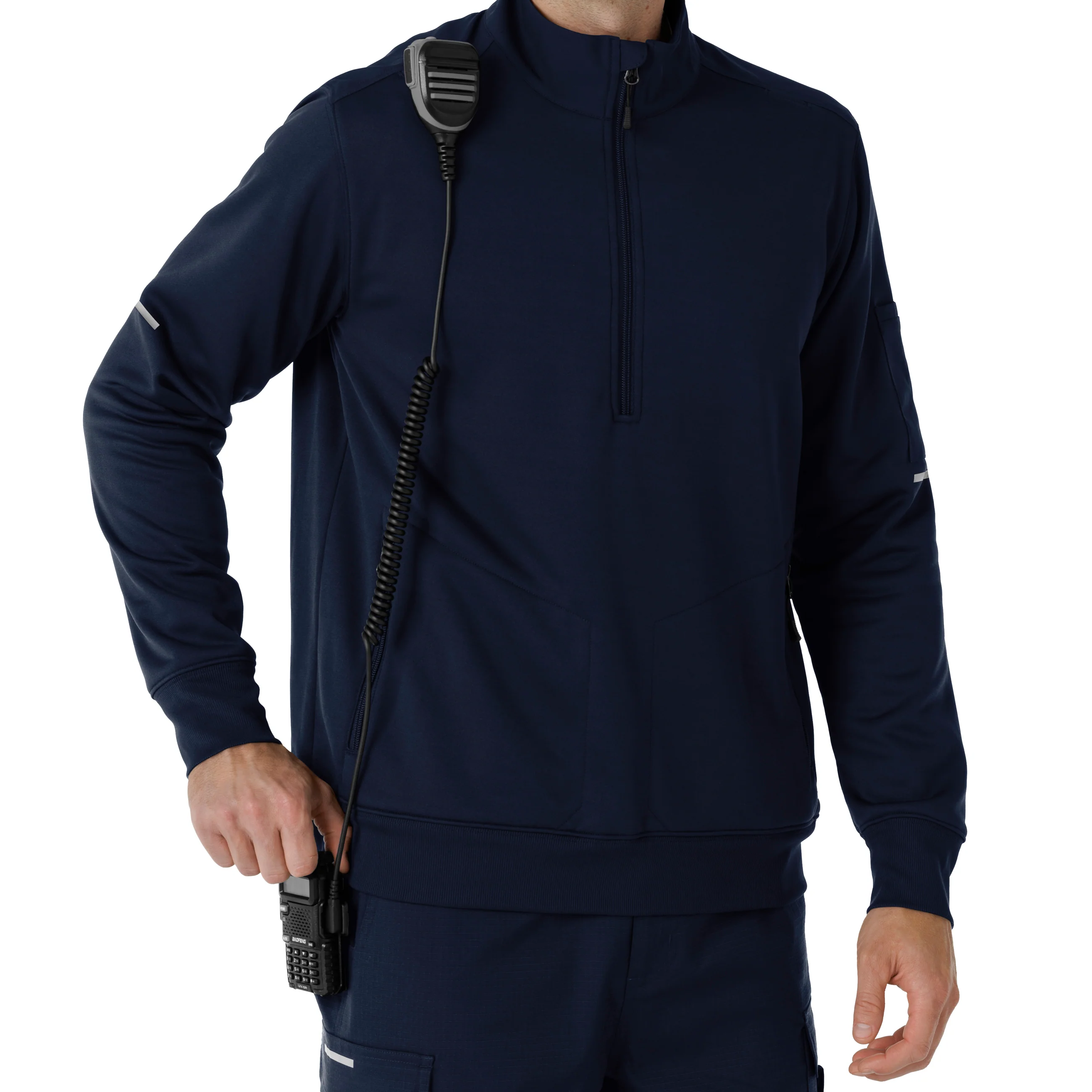 Carhartt Rugged Flex RSCU Men's Half Zip - Dark Navy - Image 6