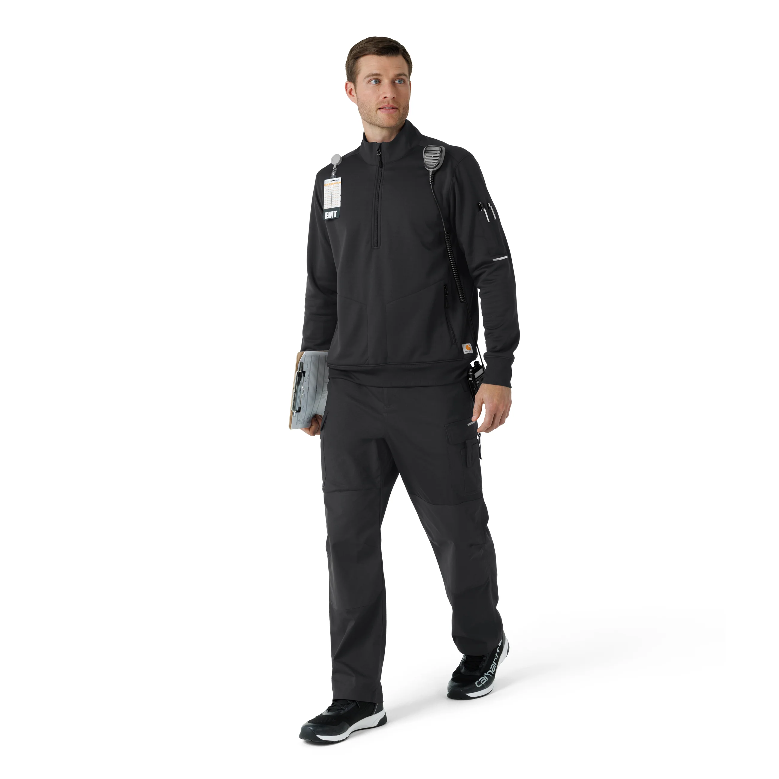 Carhartt Rugged Flex RSCU Men's Half Zip - Pewter - Image 3