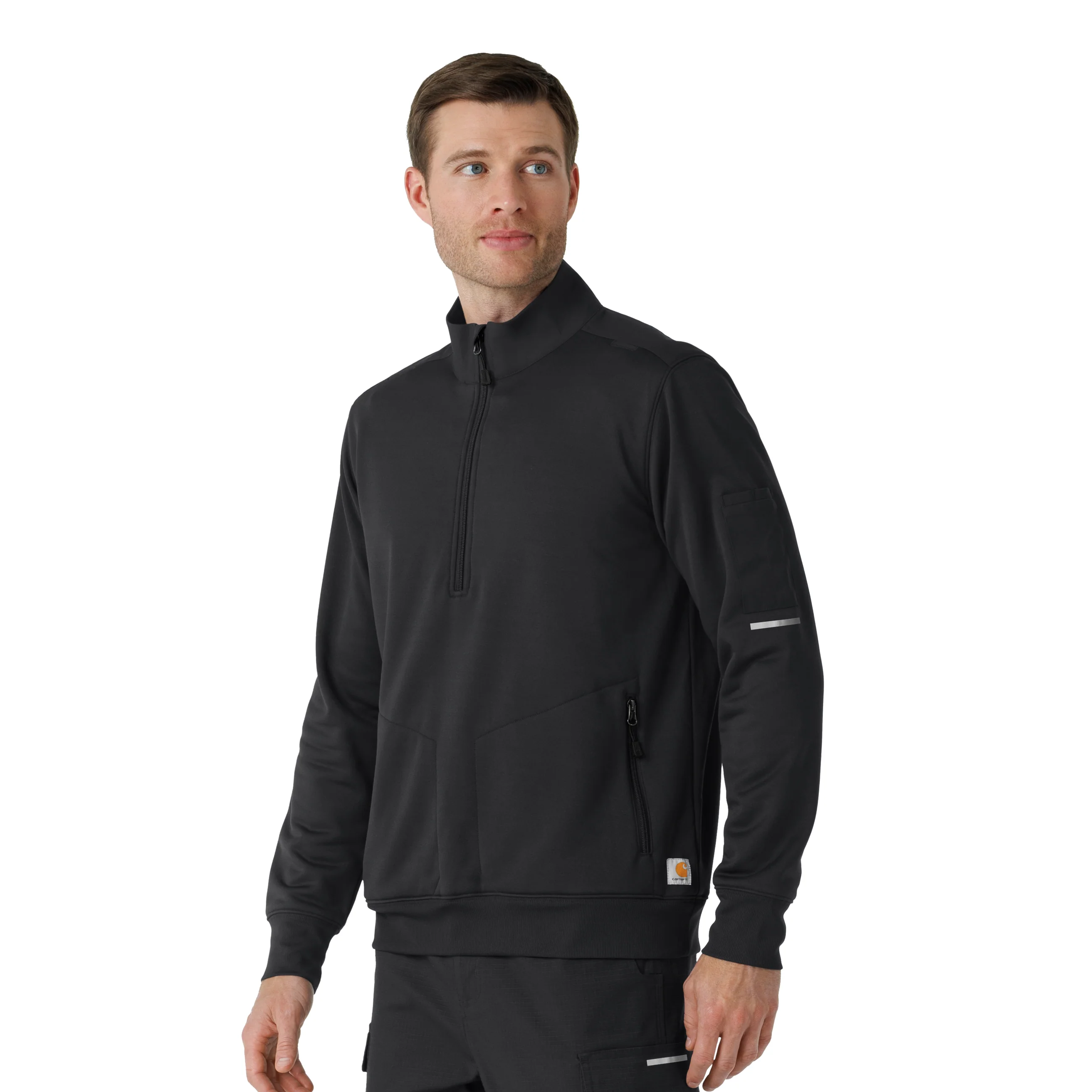 Carhartt Rugged Flex RSCU Men's Half Zip - Pewter - Image 4