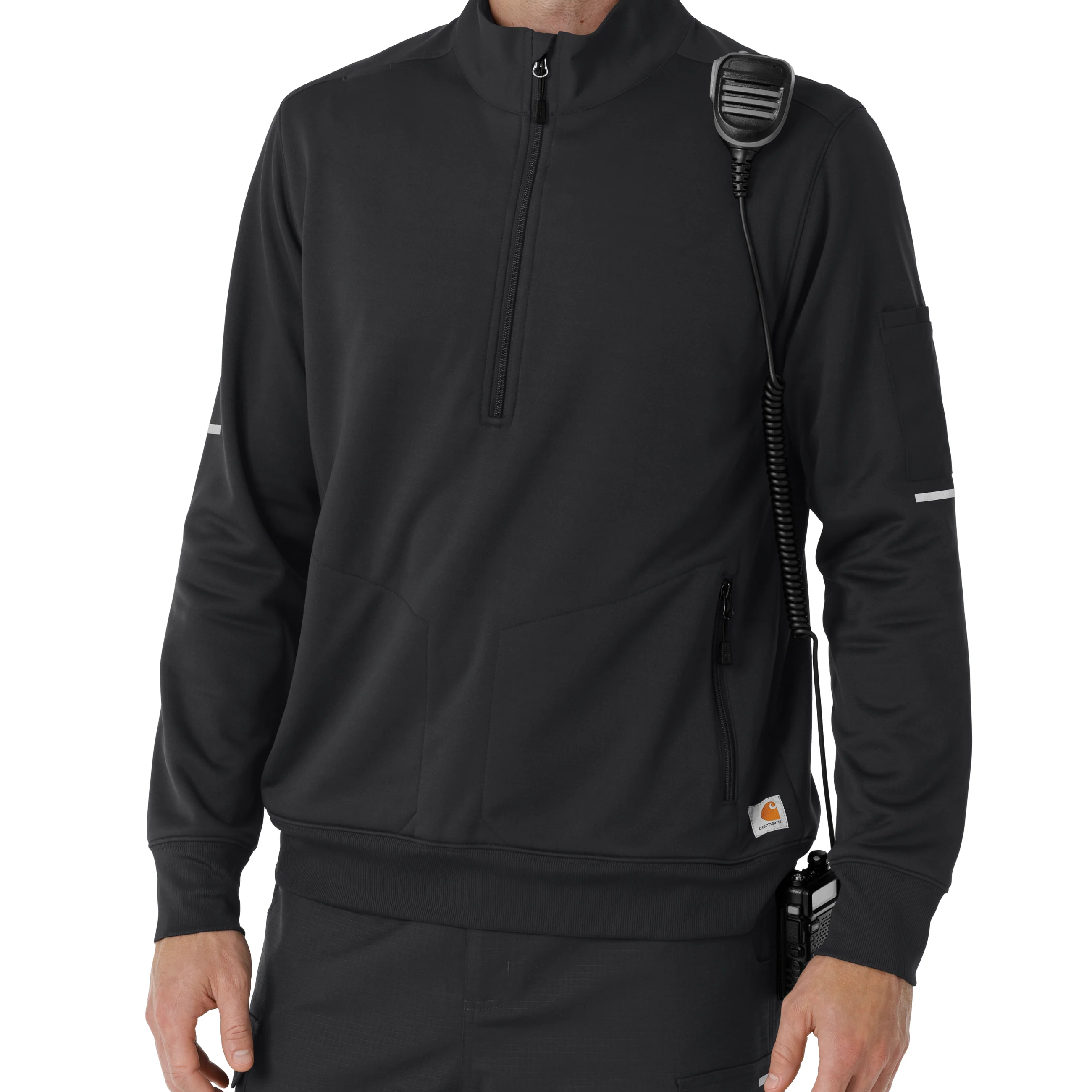 Carhartt Rugged Flex RSCU Men's Half Zip - Pewter - Image 7