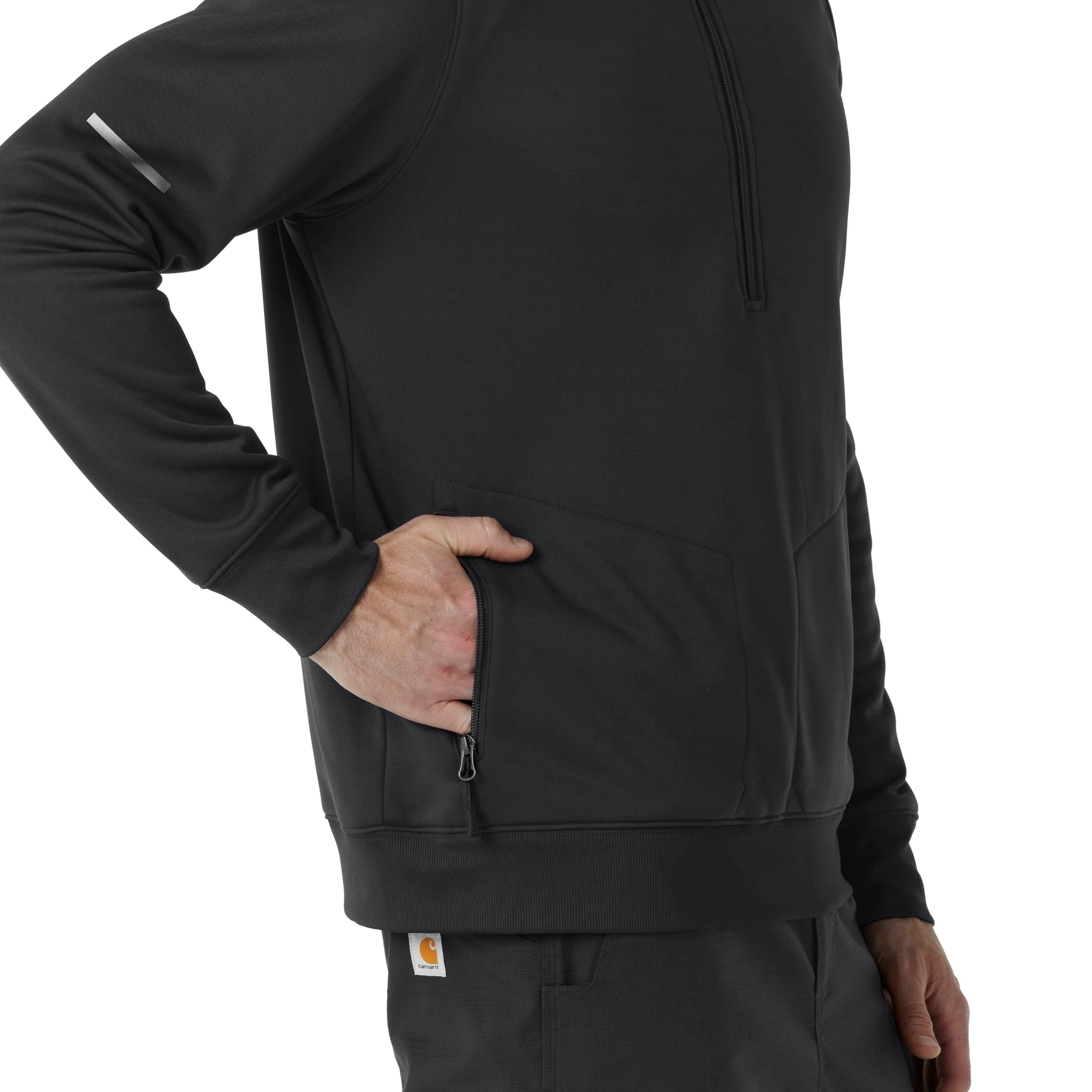 Carhartt Rugged Flex RSCU Men's Half Zip - Pewter - Image 9