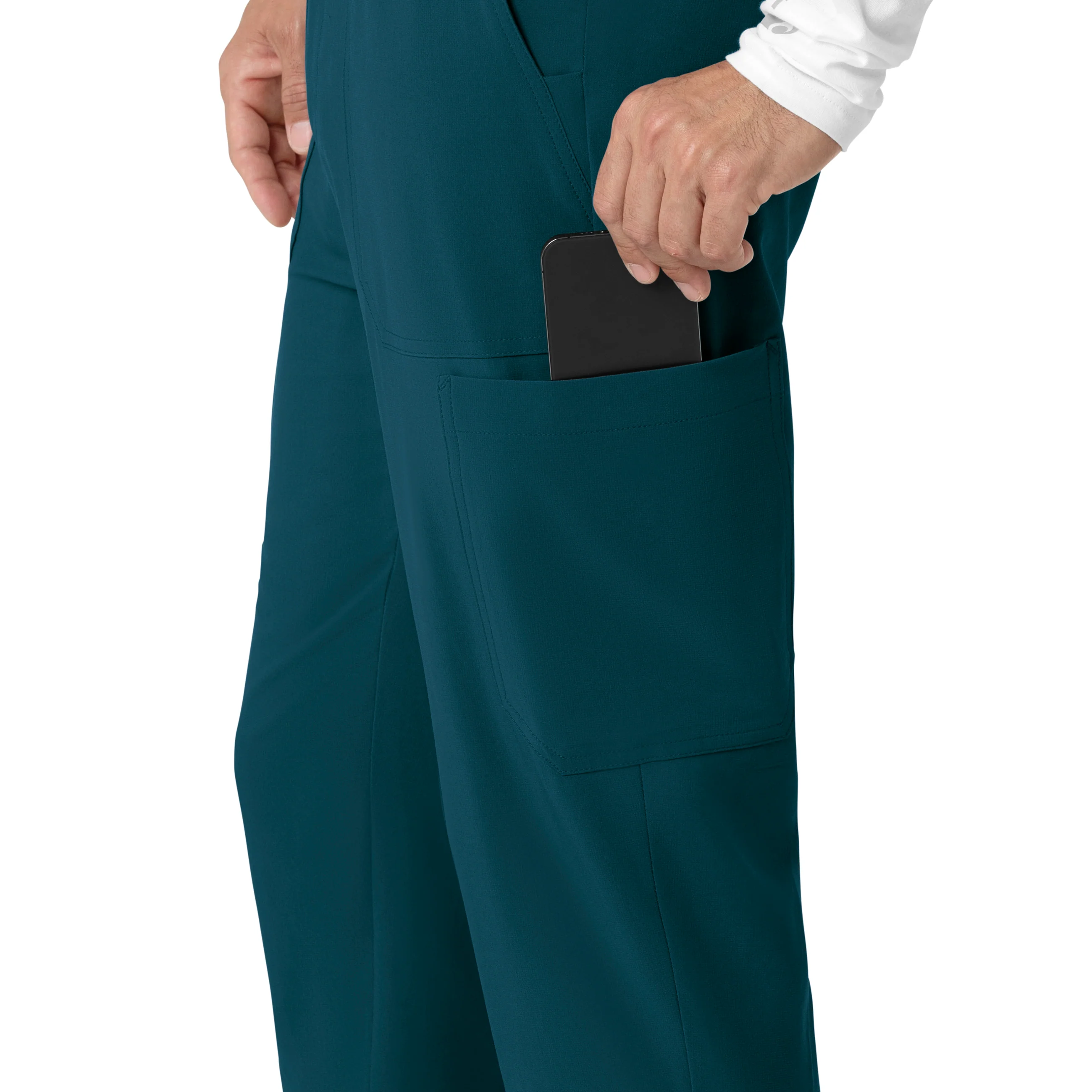 Carhartt Force Cross-Flex Men's Jogger Scrub Pant - Caribbean - Image 8