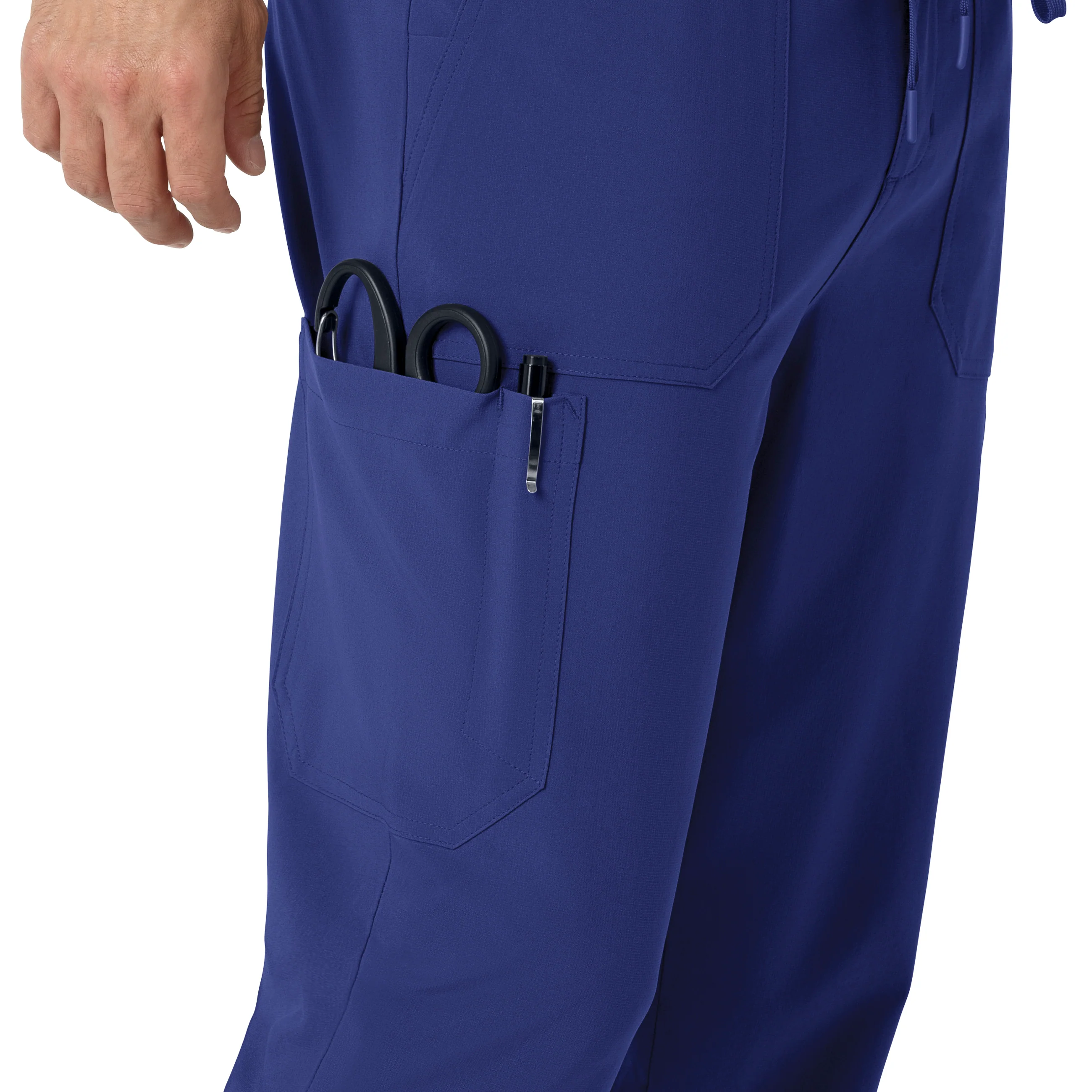 Carhartt Force Cross-Flex Men's Jogger Scrub Pant - Galaxy Blue - Image 7