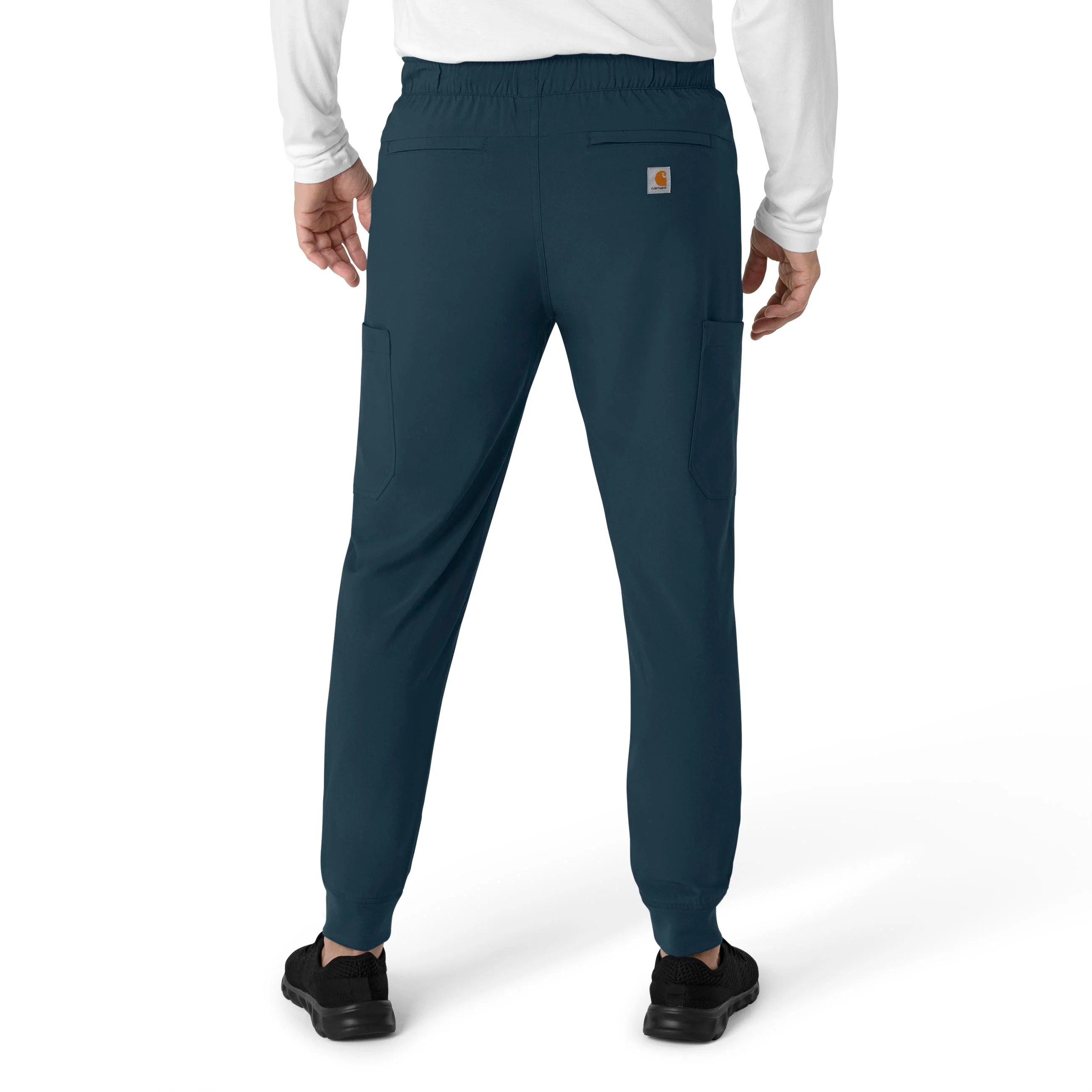 Carhartt Force Cross-Flex Men's Jogger Scrub Pant - Deep Navy - Image 2