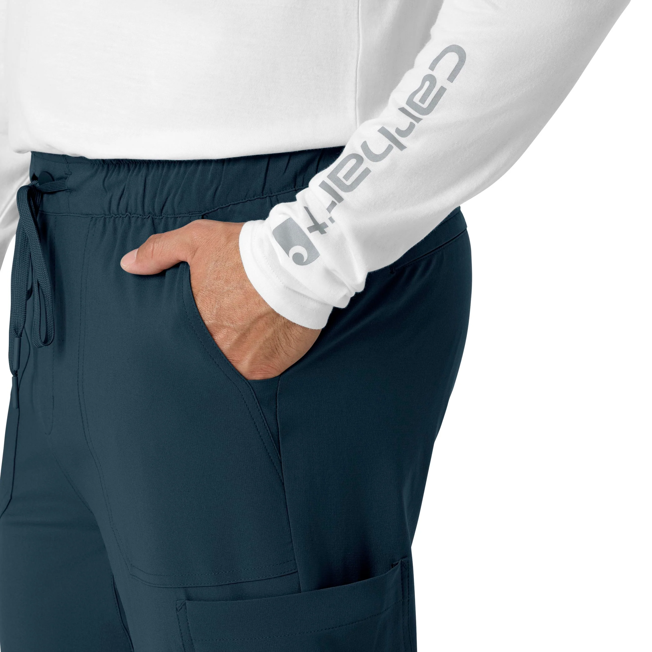Carhartt Force Cross-Flex Men's Jogger Scrub Pant - Deep Navy - Image 6