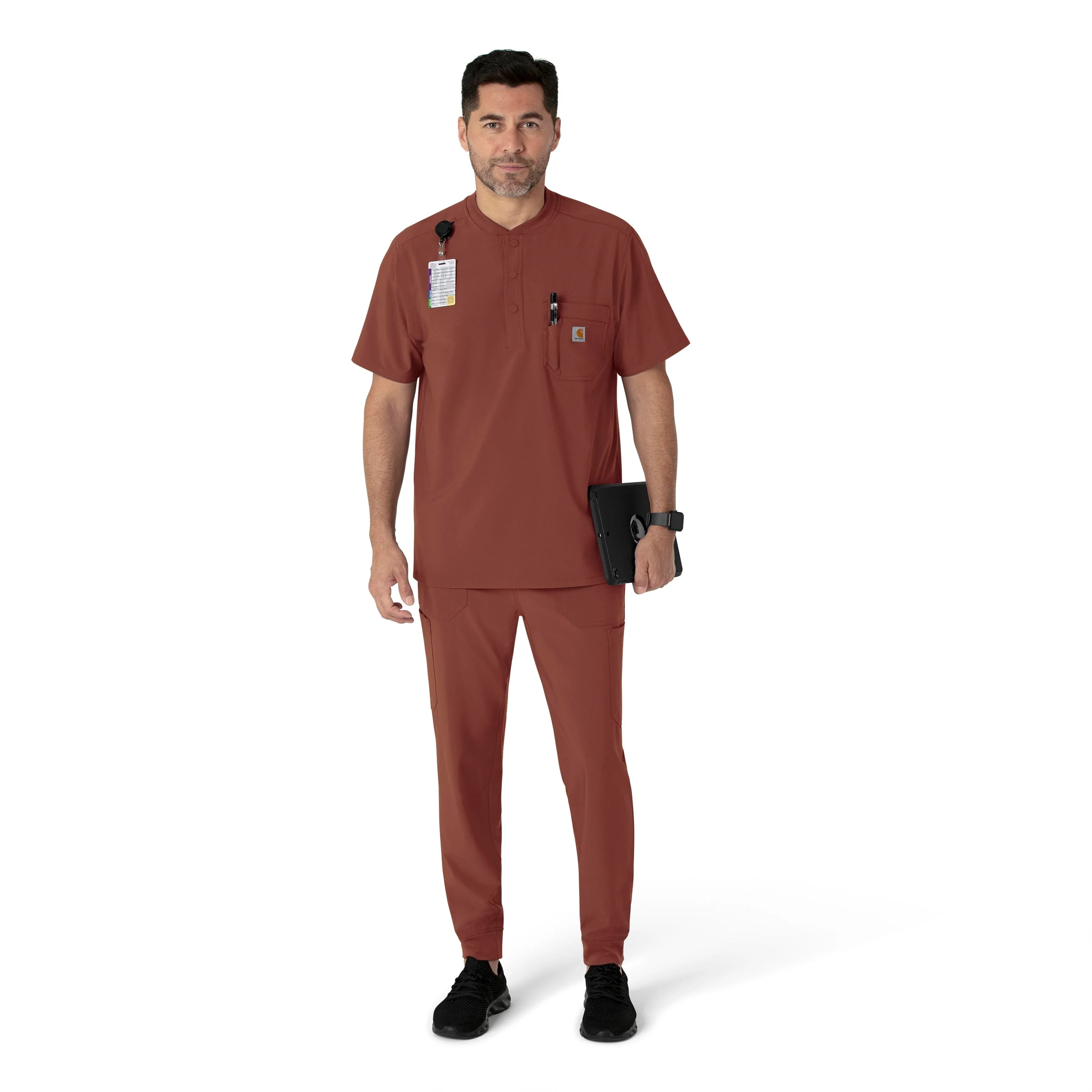Carhartt Force Cross-Flex Men's Jogger Scrub Pant - Sable - Image 3