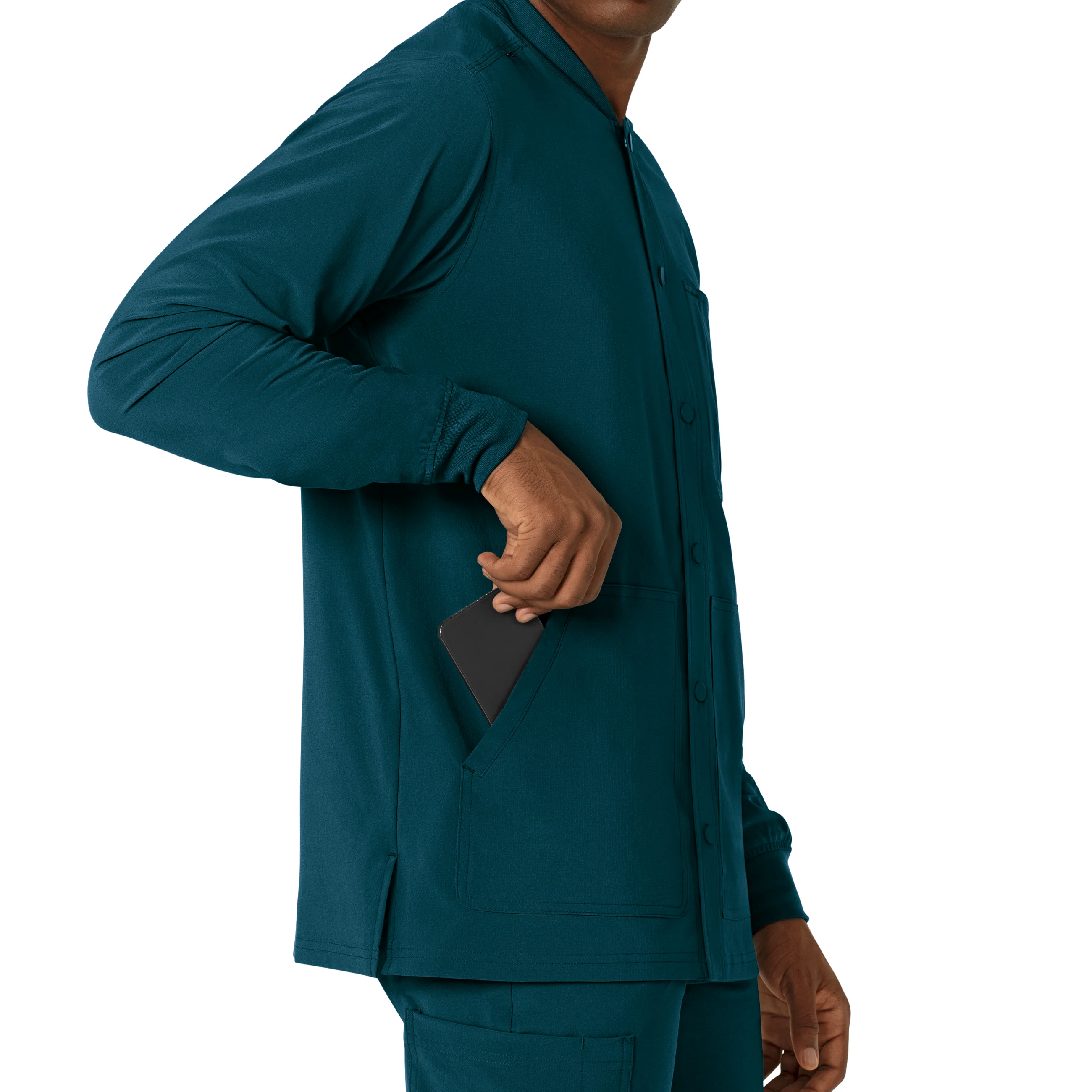 Carhartt Force Cross-Flex Men's Shirt Jacket - Caribbean - Image 7
