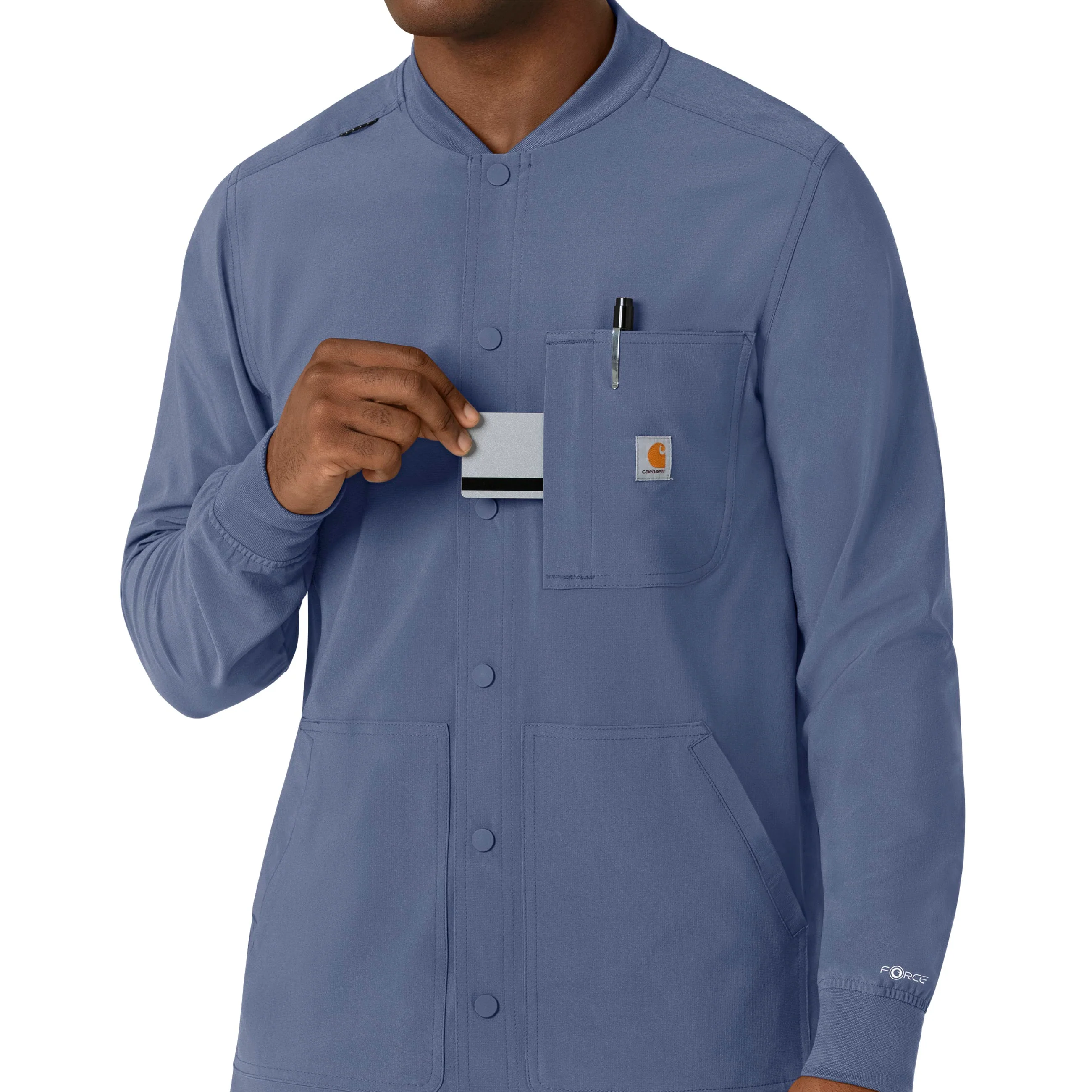 Carhartt Force Cross-Flex Men's Shirt Jacket - Riverside - Image 8