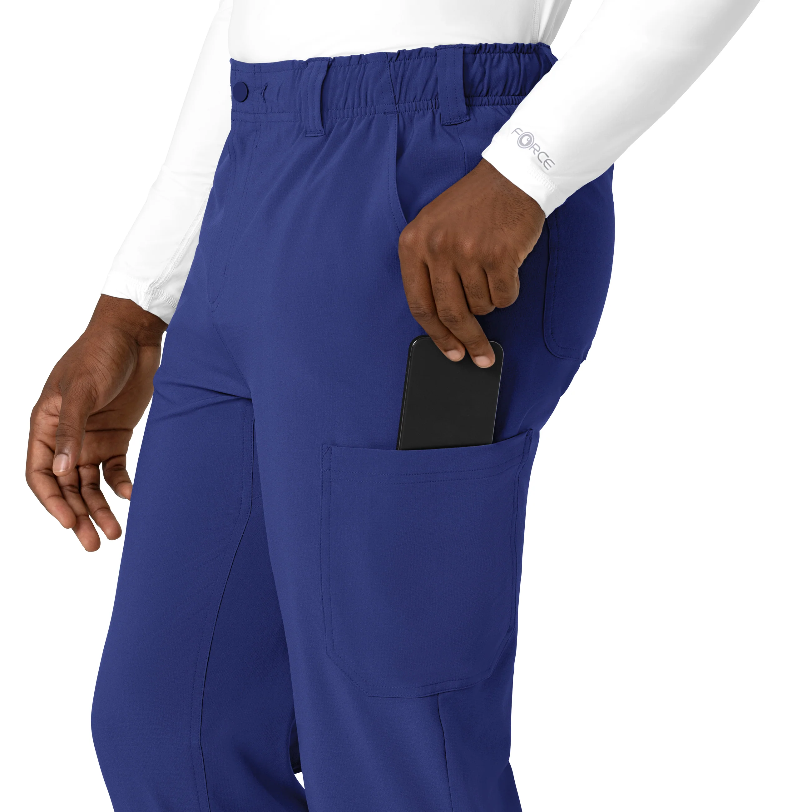 Carhartt Force Cross-Flex Men's Straight Leg Scrub Pant - Galaxy Blue - Image 7