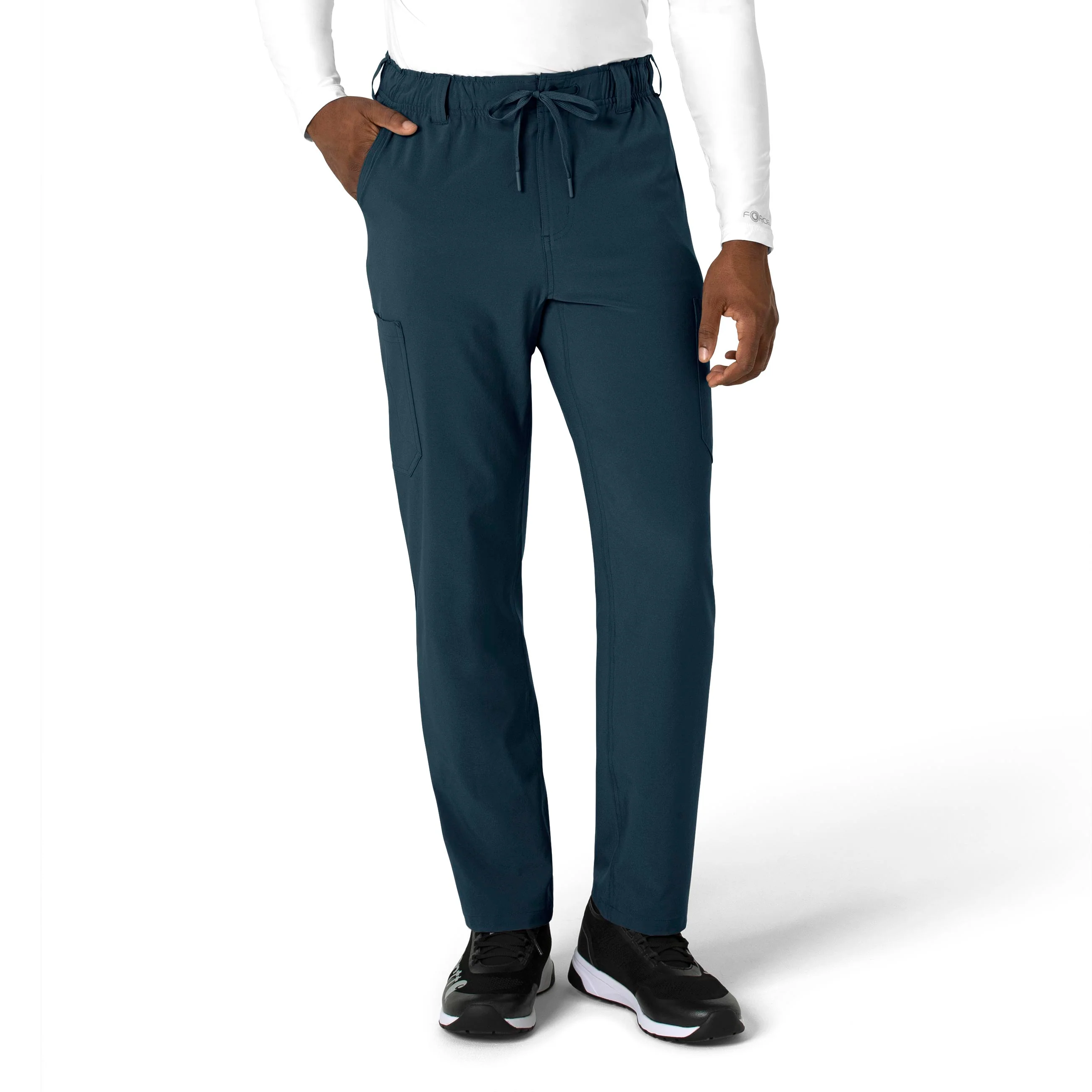 Carhartt Force Cross-Flex Men's Straight Leg Scrub Pant - Deep Navy