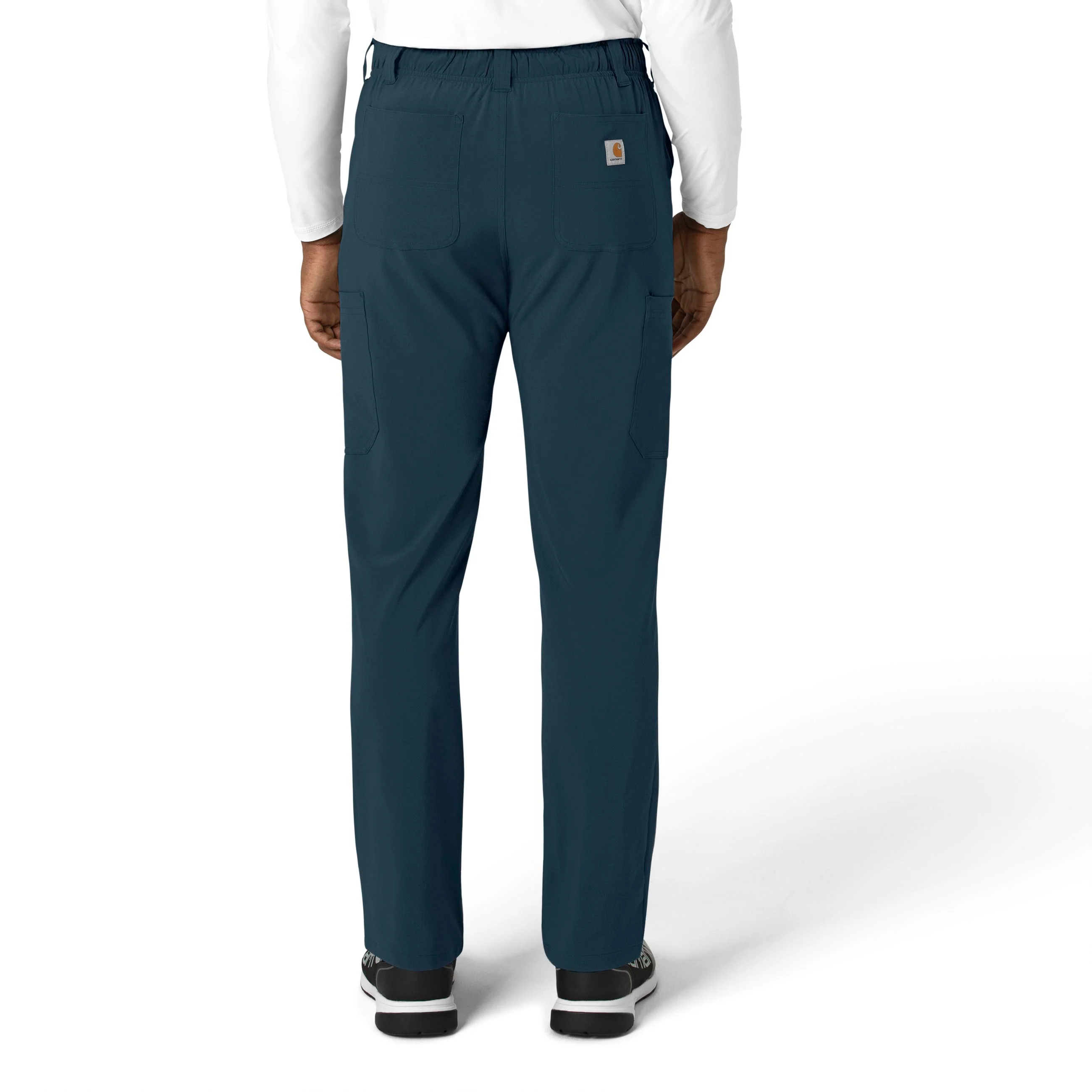 Carhartt Force Cross-Flex Men's Straight Leg Scrub Pant - Deep Navy - Image 2