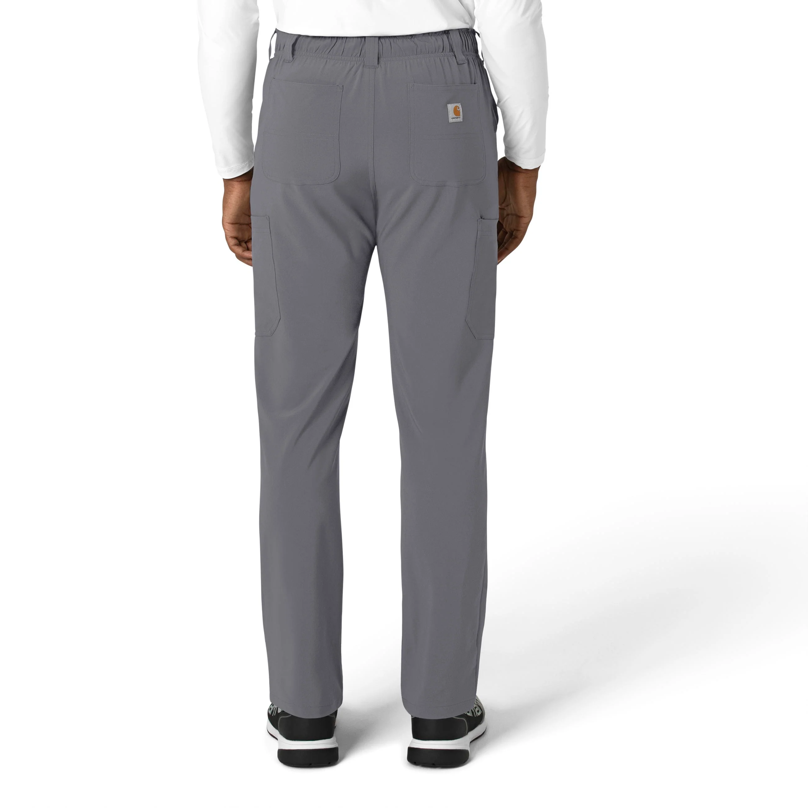 Carhartt Force Cross-Flex Men's Straight Leg Scrub Pant - Pewter - Image 2